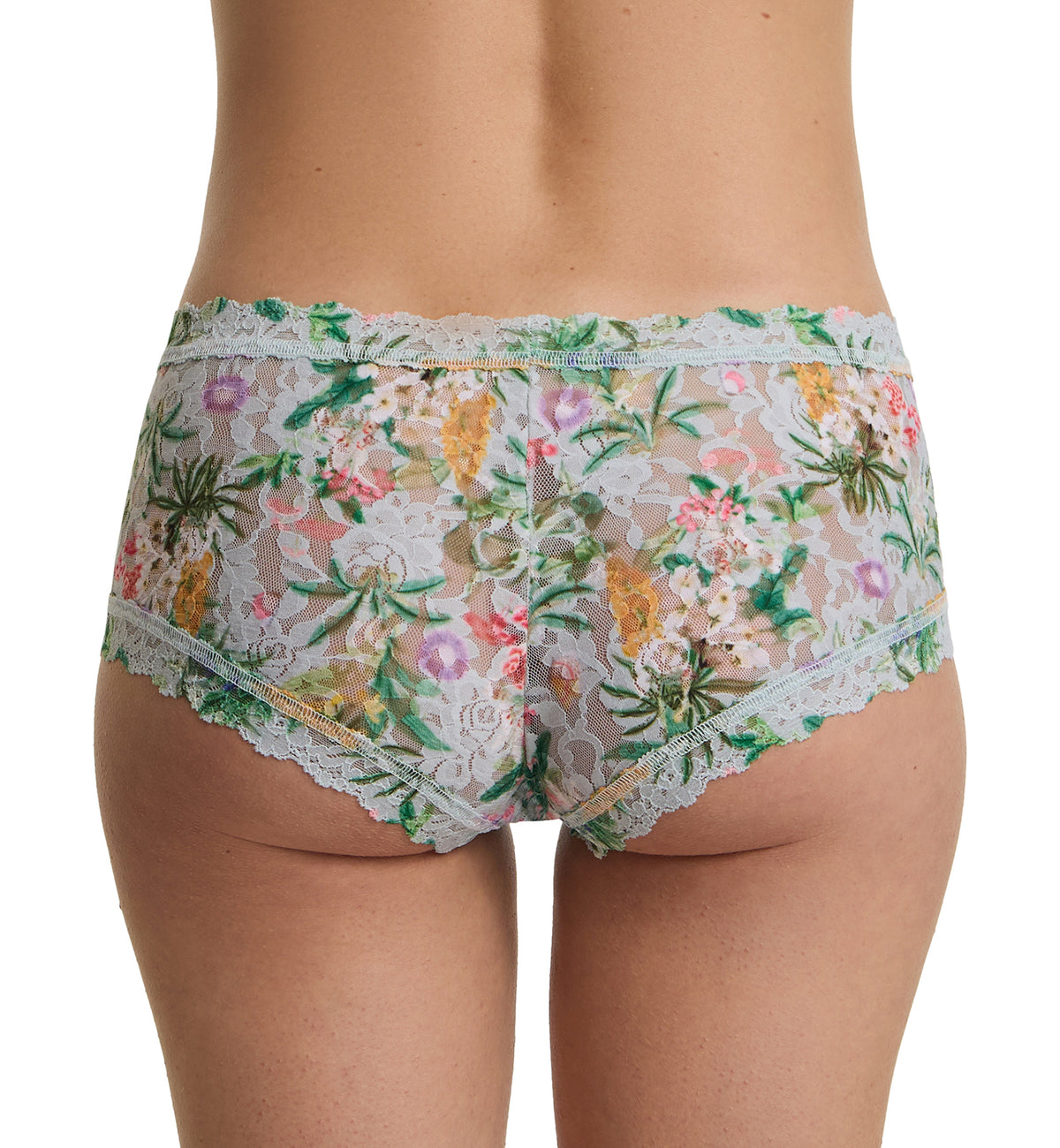 Hanky Panky Signature Lace Printed Boyshort (PR4812P),XS,Floriculture - Floriculture,XS