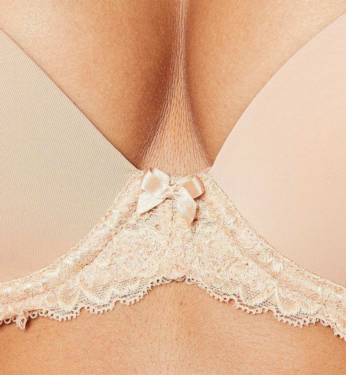 Pour Moi Forever Fiore Plunge Push Up Underwire T-shirt Bra (183309),30C,Almond - Almond,30C