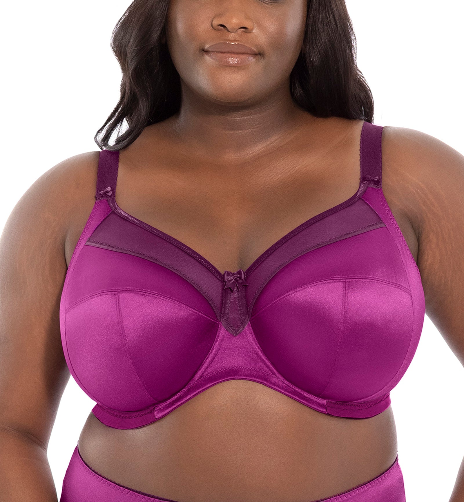 Goddess Keira Support Underwire Bra (6090),34I,Magenta Mix - Magenta Mix,34I
