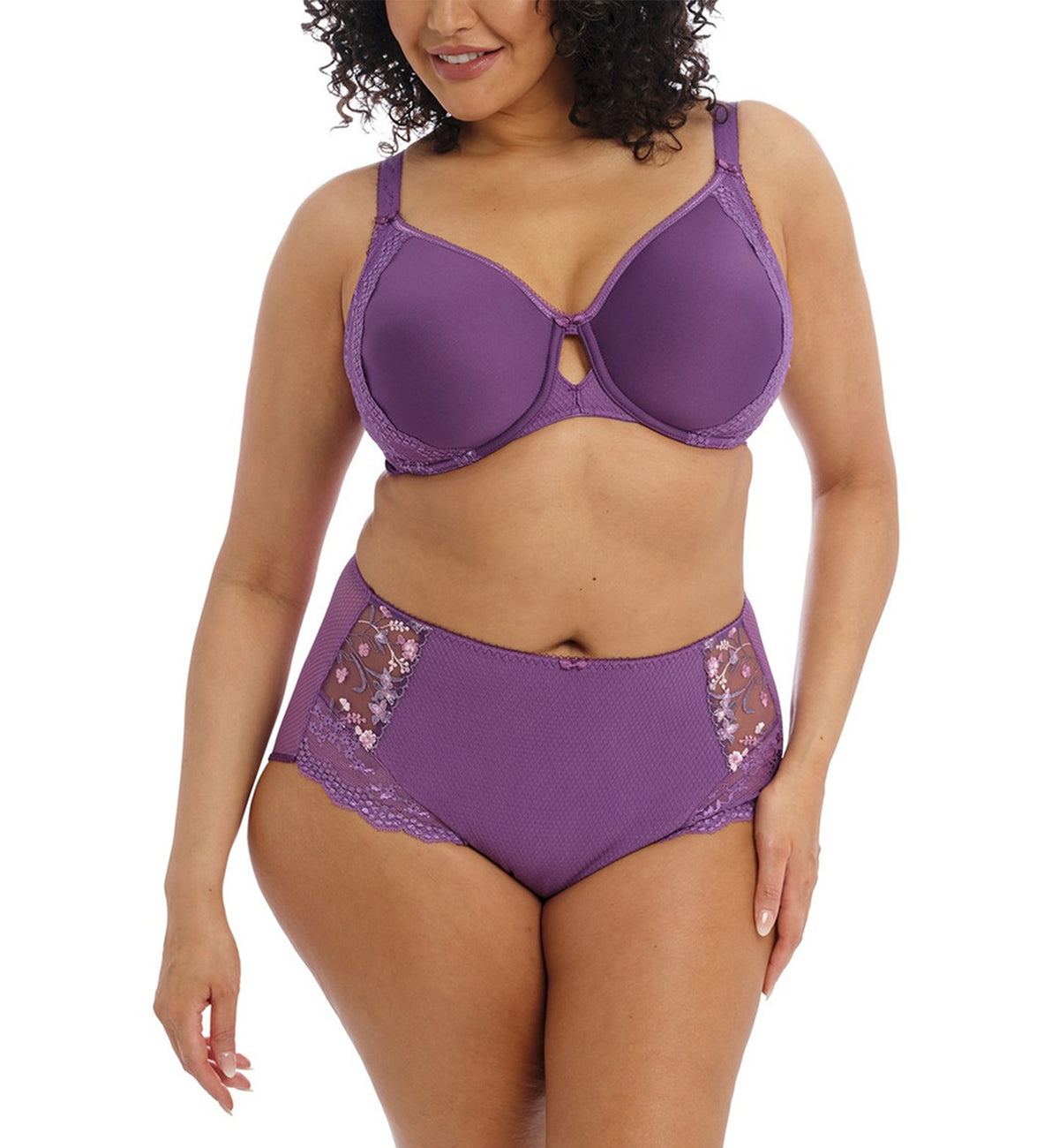 Elomi Charley Matching Full Brief (4388),Large,Pansy - Pansy,Large