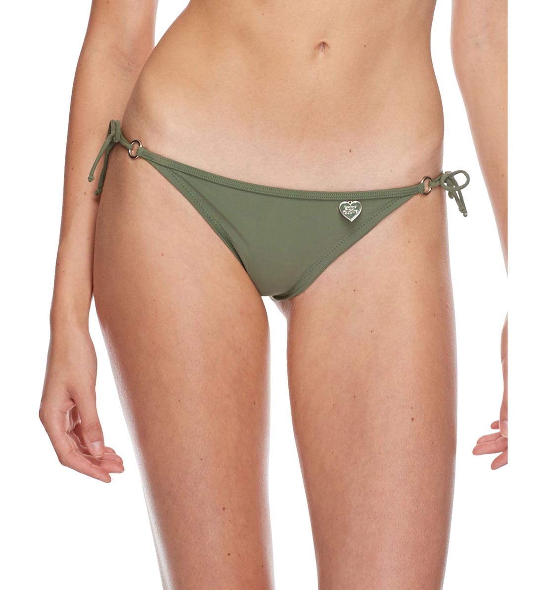 Body Glove Smoothies Brasilia Adjustable Tie Side Bikini Brief (3950628),XS,Cactus - Cactus,XS