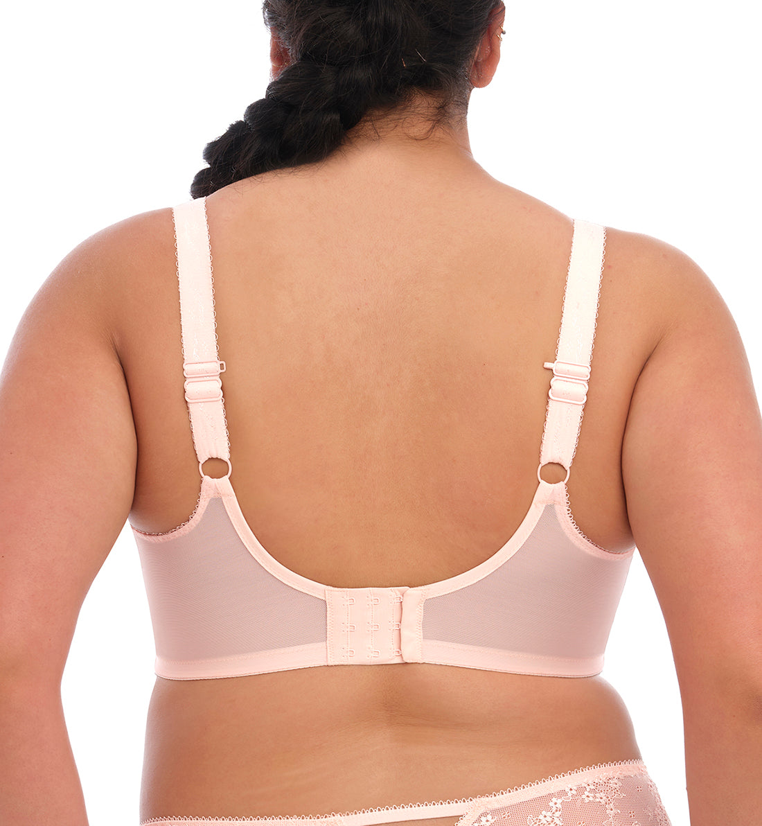 Elomi Charley Banded Plunge Underwire Bra (4380),32GG,Ballet Pink - Ballet Pink,32GG