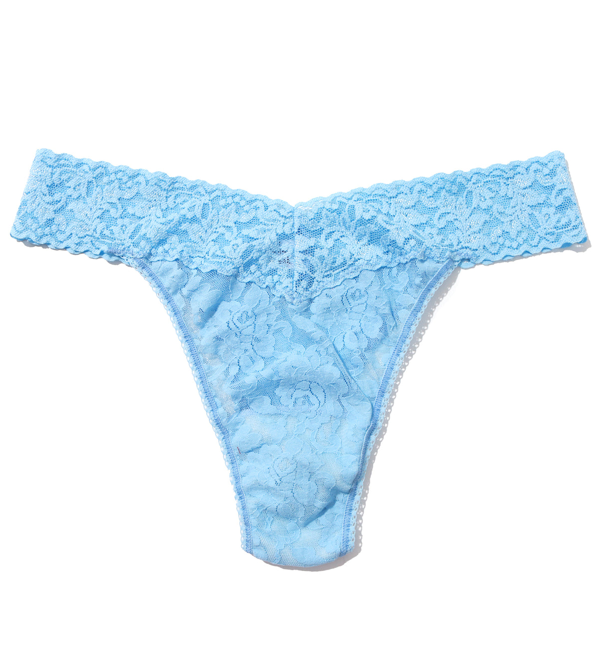 Hanky Panky Signature Lace Original Rise Thong (4811P),Partly Cloudy - Partly Cloudy,One Size