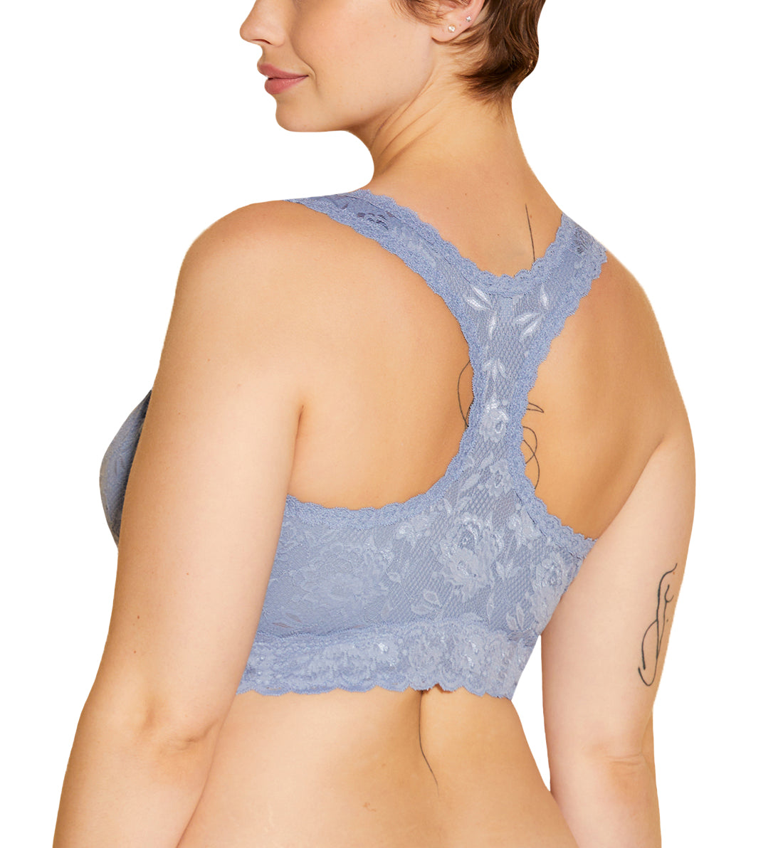 Cosabella NSN SUPER CURVY Racie Racerback Bralette (NEVER1365),XS,Blue Diamond - Blue Diamond,XS