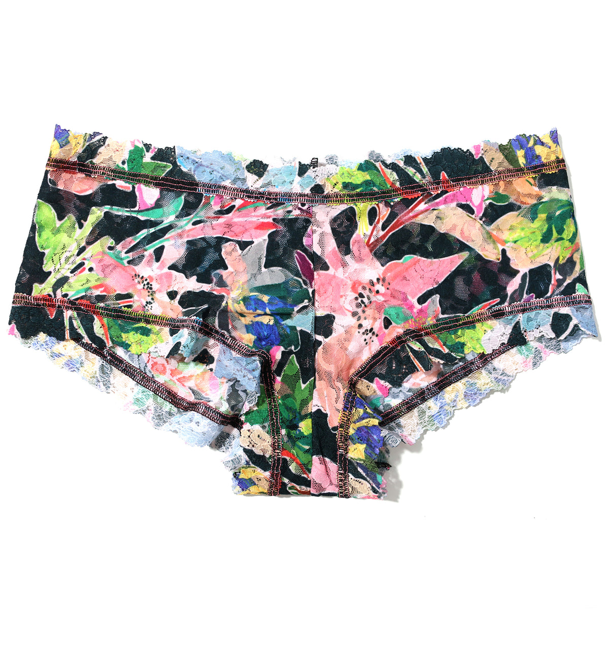 Hanky Panky Signature Lace Printed Boyshort (PR4812P),XS,Unapologetic - Unapologetic,XS
