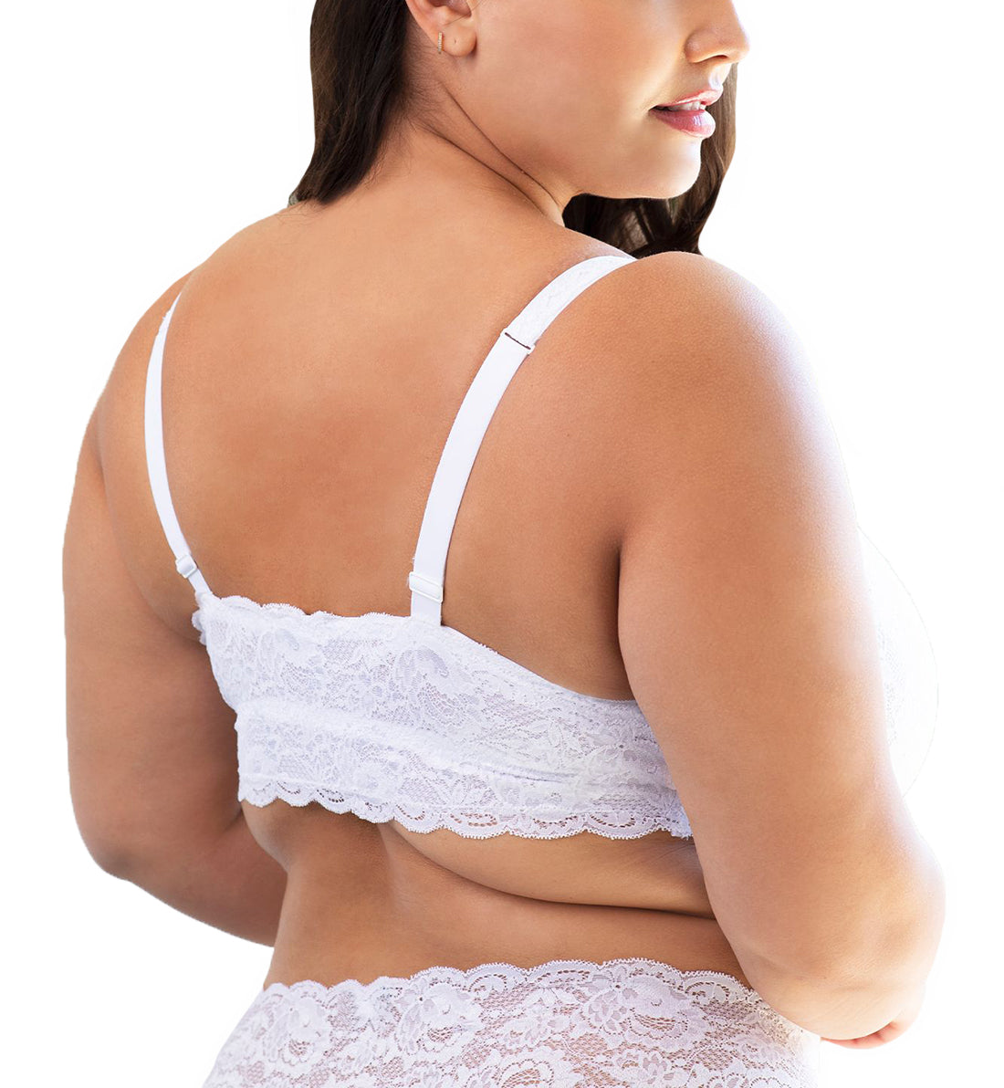 Cosabella NSN ULTRA CURVY Sweetie Bralette (NEVER1321)- White