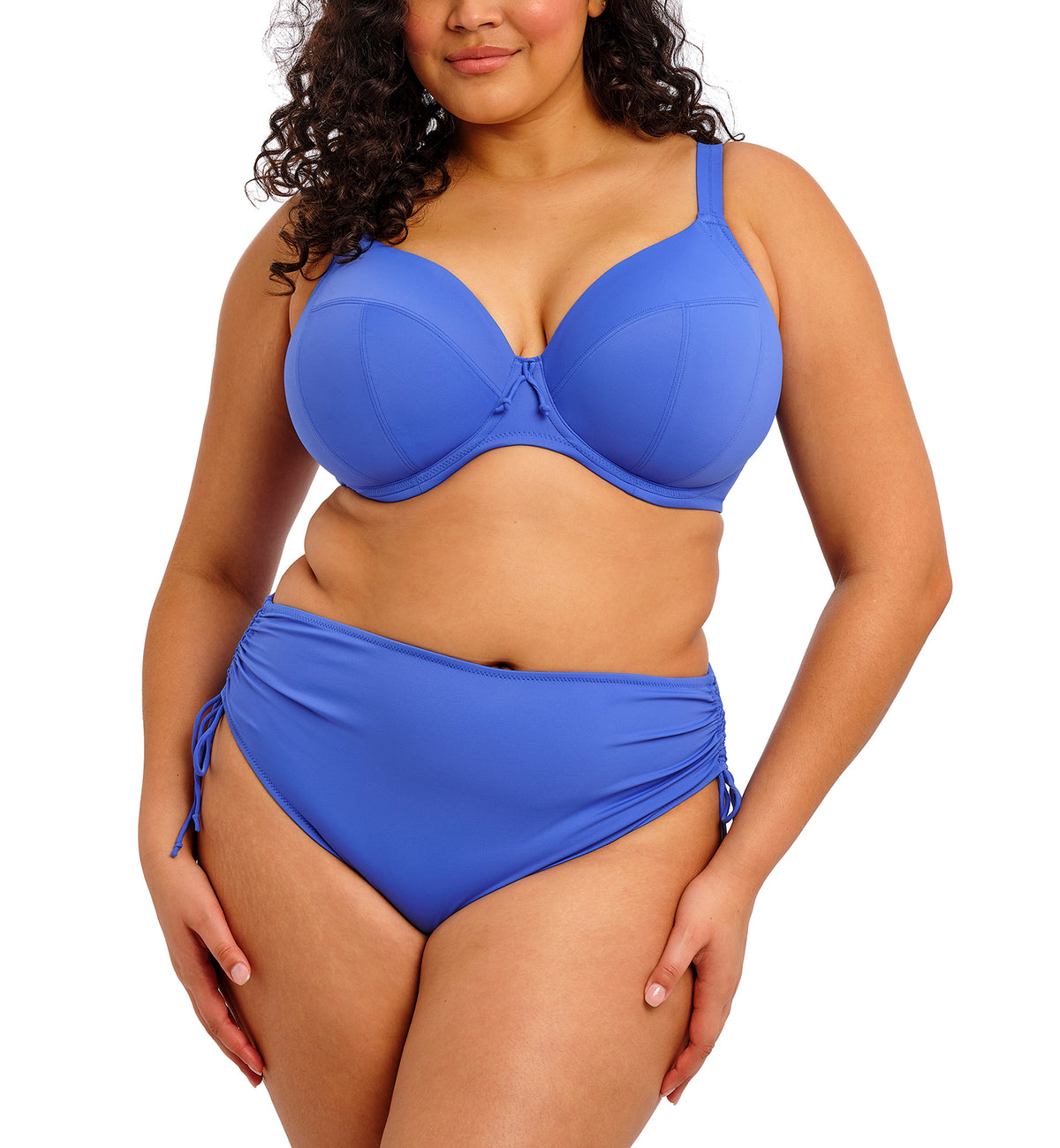 Elomi Plain Sailing Adjustable Side Swim Brief (ES7287),UK 14,Azure - Azure,UK 14