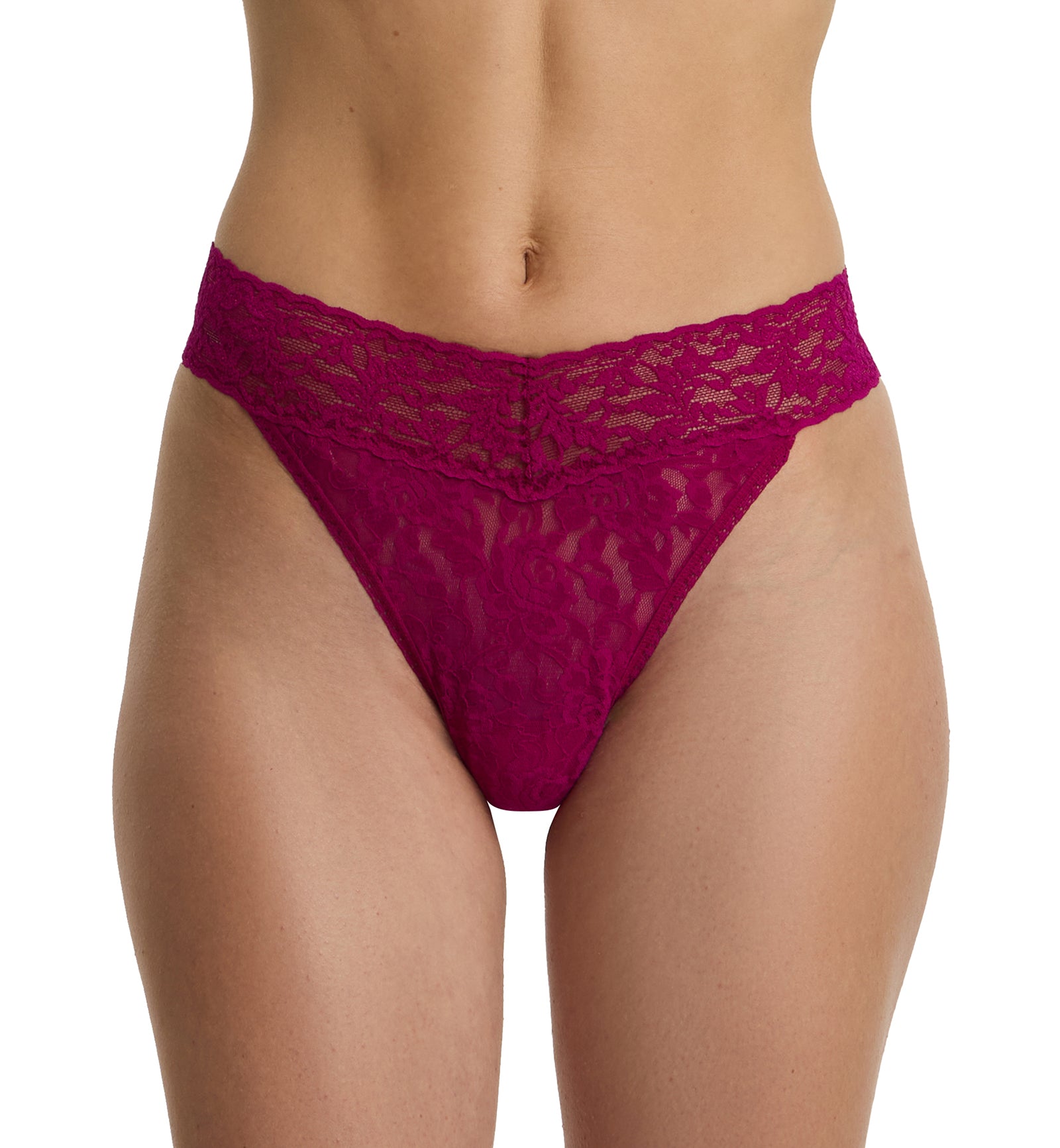 Hanky Panky Signature Lace Original Rise Thong (4811P),From The Vine - From The Vine,One Size