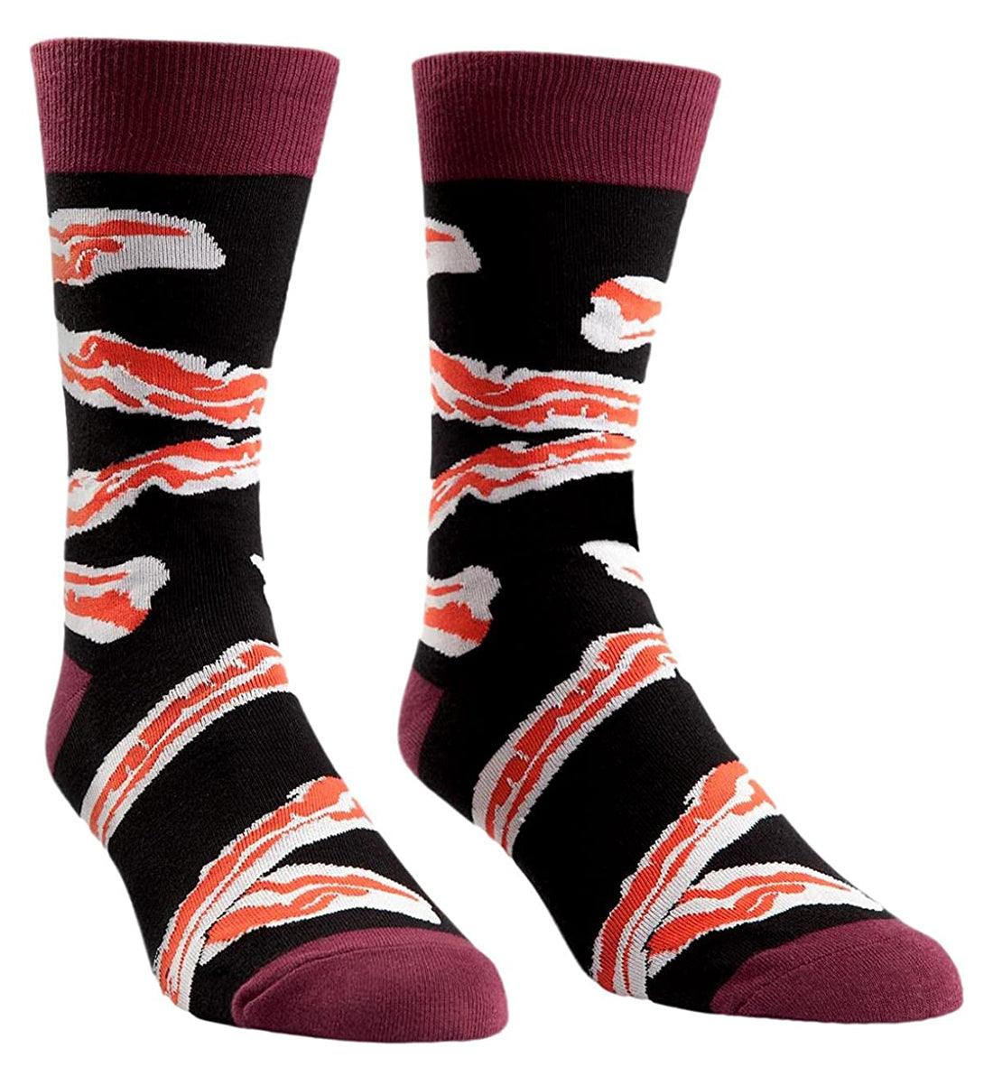 SOCK it to me Men's Crew Socks (mef0069),Bacon - Bacon,One Size