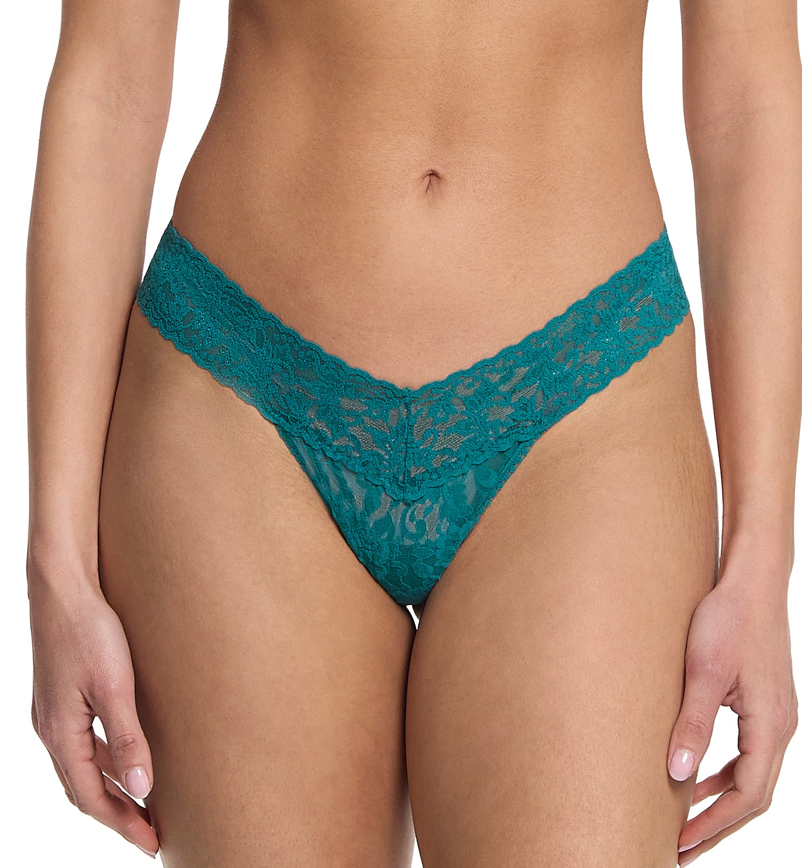 Hanky Panky Signature Lace Low Rise Thong (4911P),Northern Lights - Northern Lights,One Size