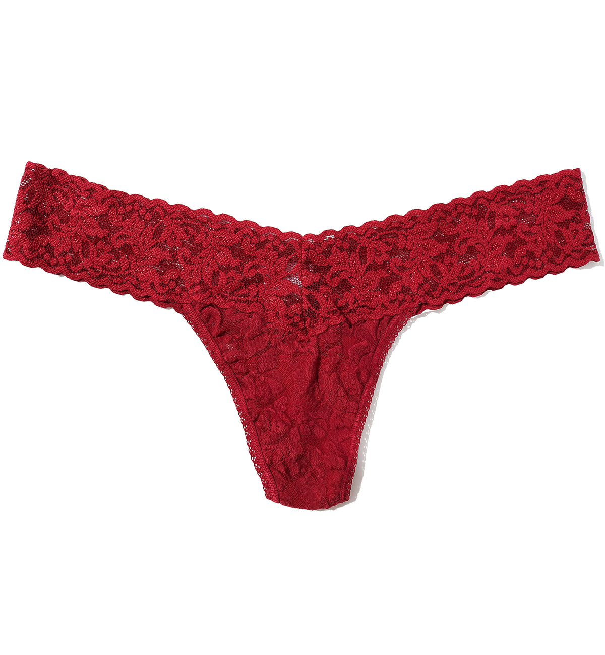 Hanky Panky Signature Lace Low Rise Thong (4911P),Wild Berries - Wild Berries,One Size