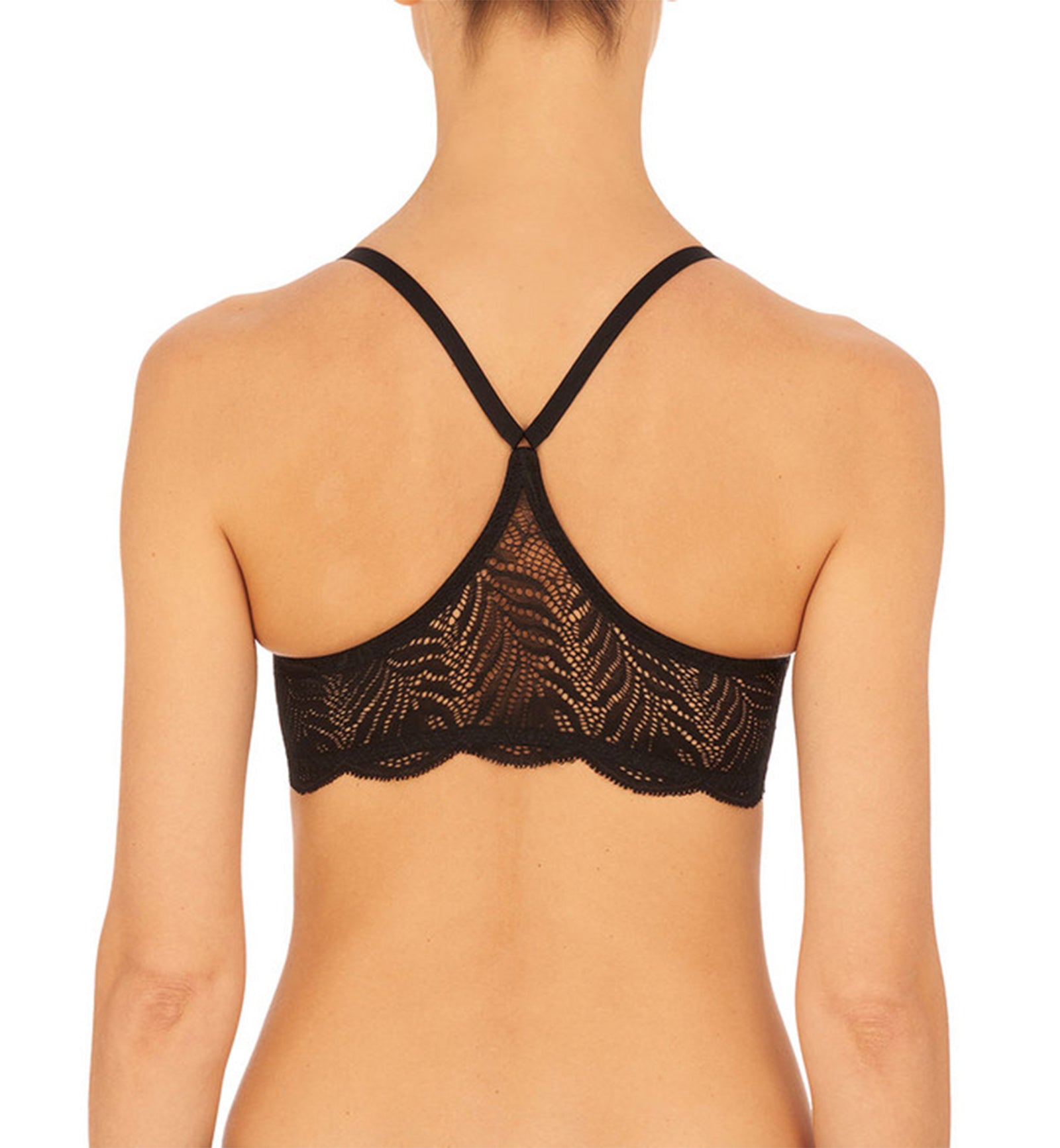 Natori Lush Front Close Contour Underwire Bra (728309),30C,Black - Black,30C