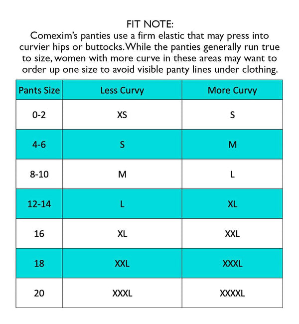 Feitycom Sizing Chart Comexim Greta Matching Panty (CMGRETAMP) - Black Pearl - Breakout Bras