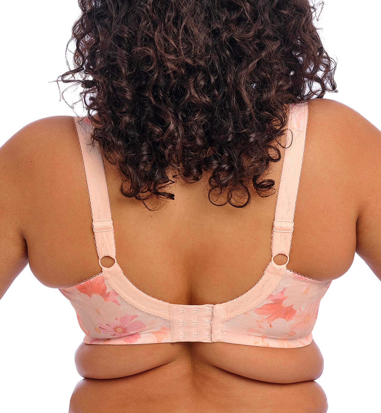 Elomi Lucie Banded Stretch Lace Plunge Underwire Bra (4490),32GG,Cosmos - Cosmos,32GG