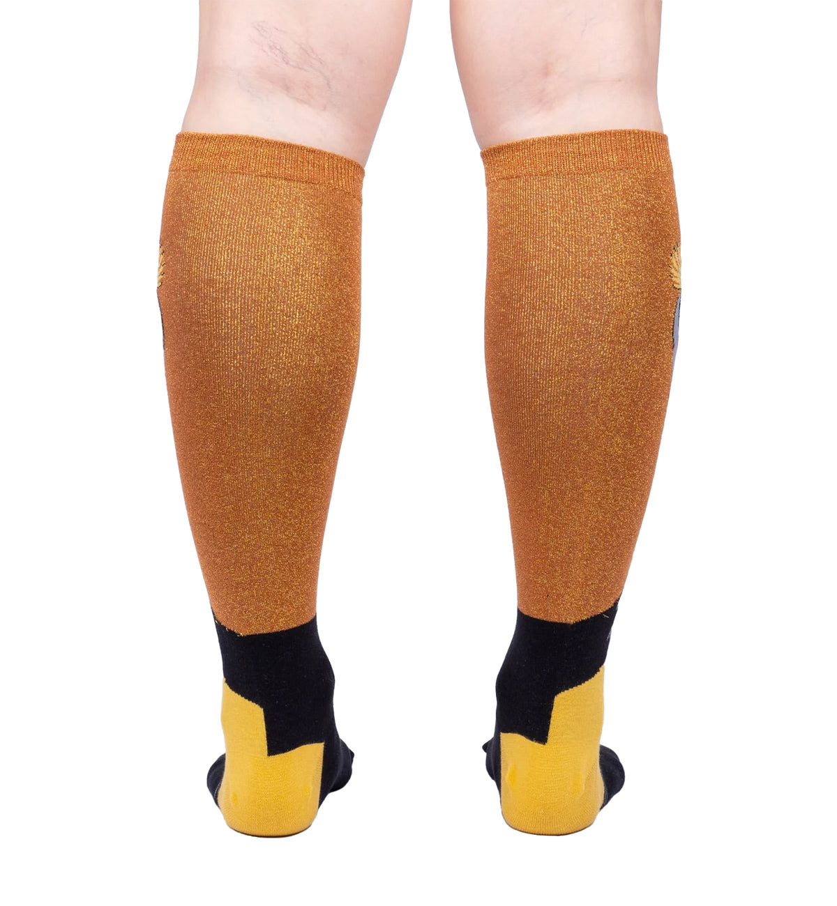 SOCK it to me Unisex Knee High Socks (F0623),Crowned Crane - Crowned Crane,One Size