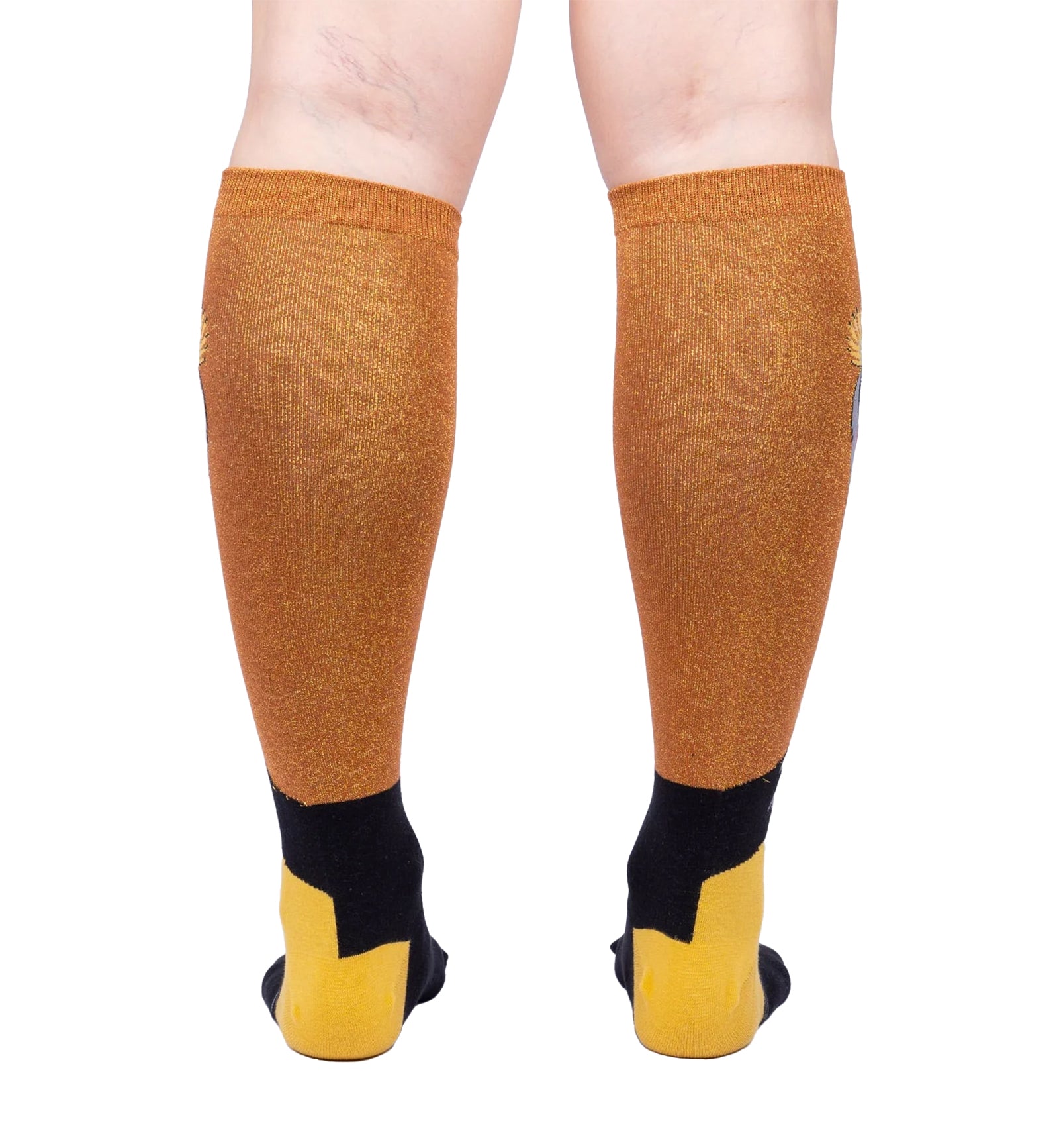 SOCK it to me Unisex Knee High Socks (F0623),Crowned Crane - Crowned Crane,One Size