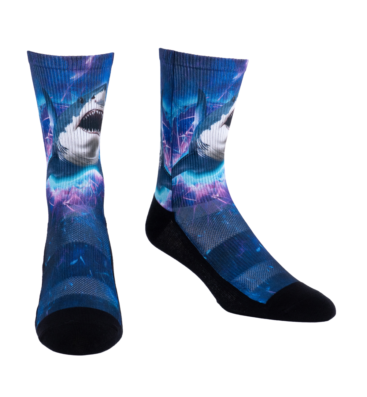 SOCK it to me Athletic Printed Performance Crew Socks (AP0014),In Case of Emergency Break Glass - In Case of Emergency Break Glass,One Size