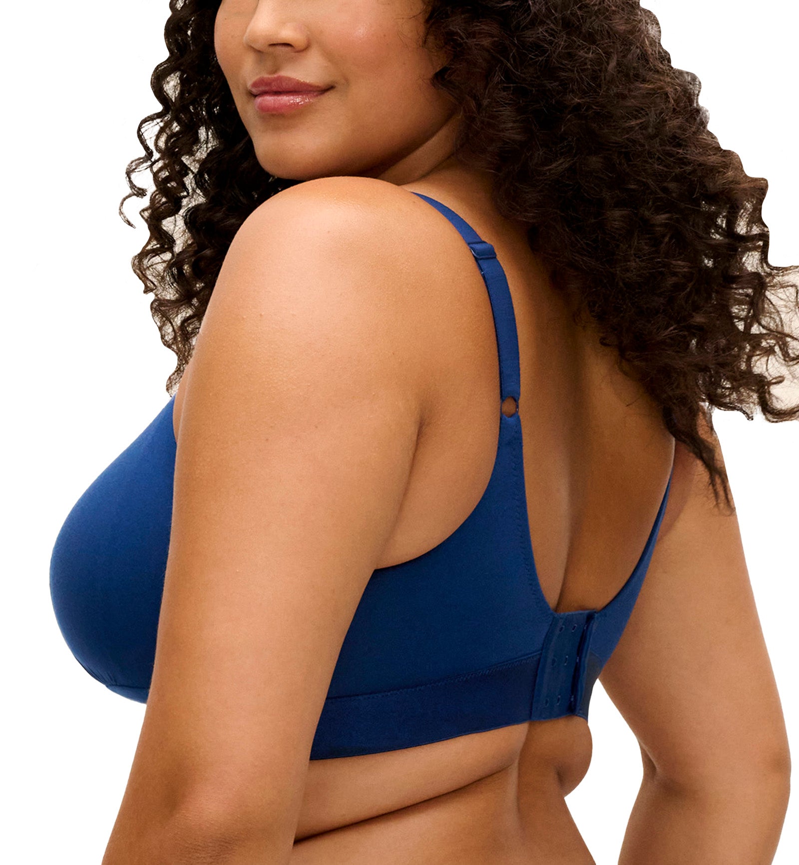 Elomi Downtime Non Wire Bralette (301417),32H,French Navy - French Navy,32H