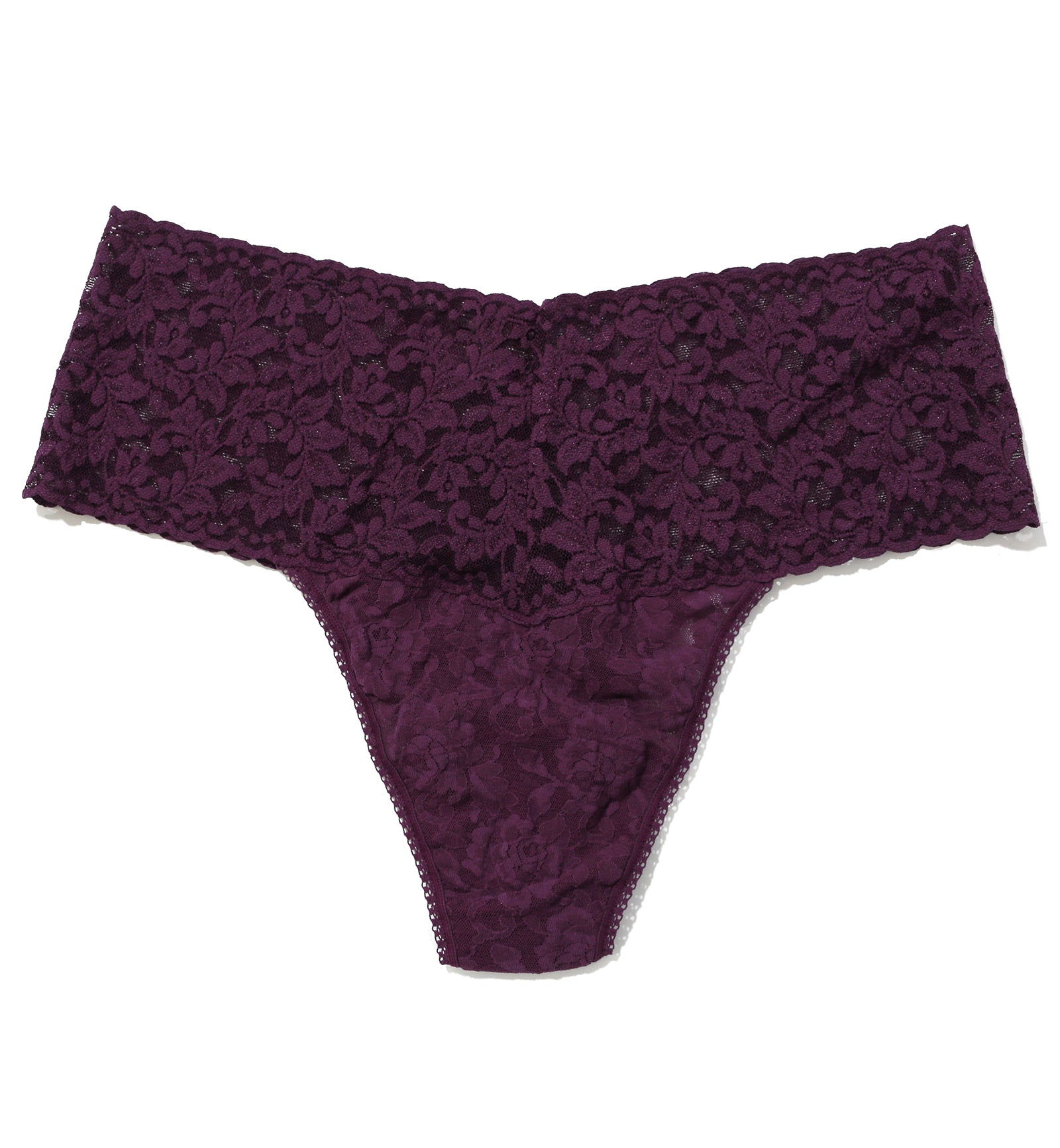Hanky Panky Plus Size Retro Lace Thong (9K1926X),Stone Fruit - Stone Fruit,One Size