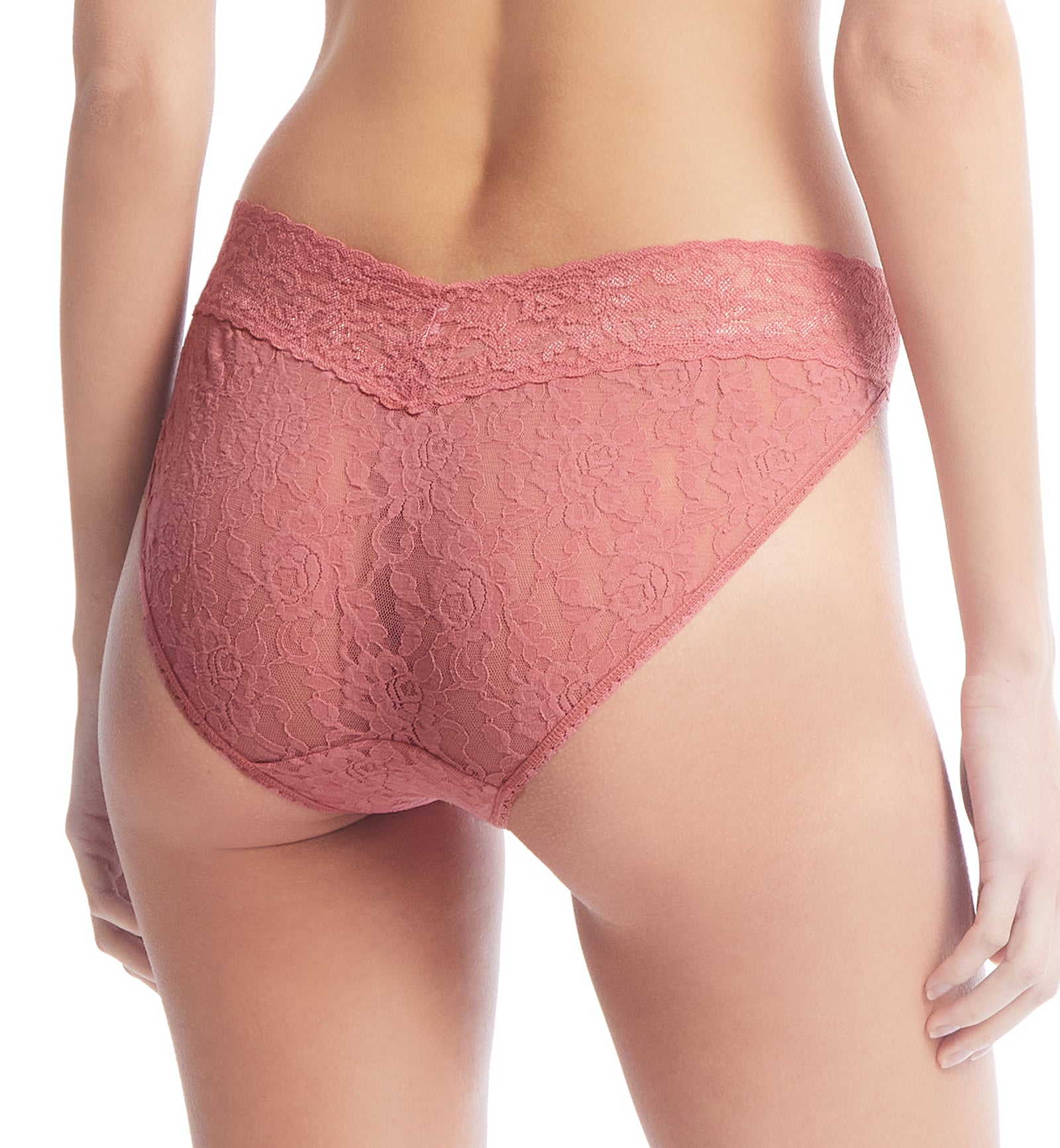 Hanky Panky Signature Lace V-kini (482374),Small,Pink Sands - Pink Sands,Small