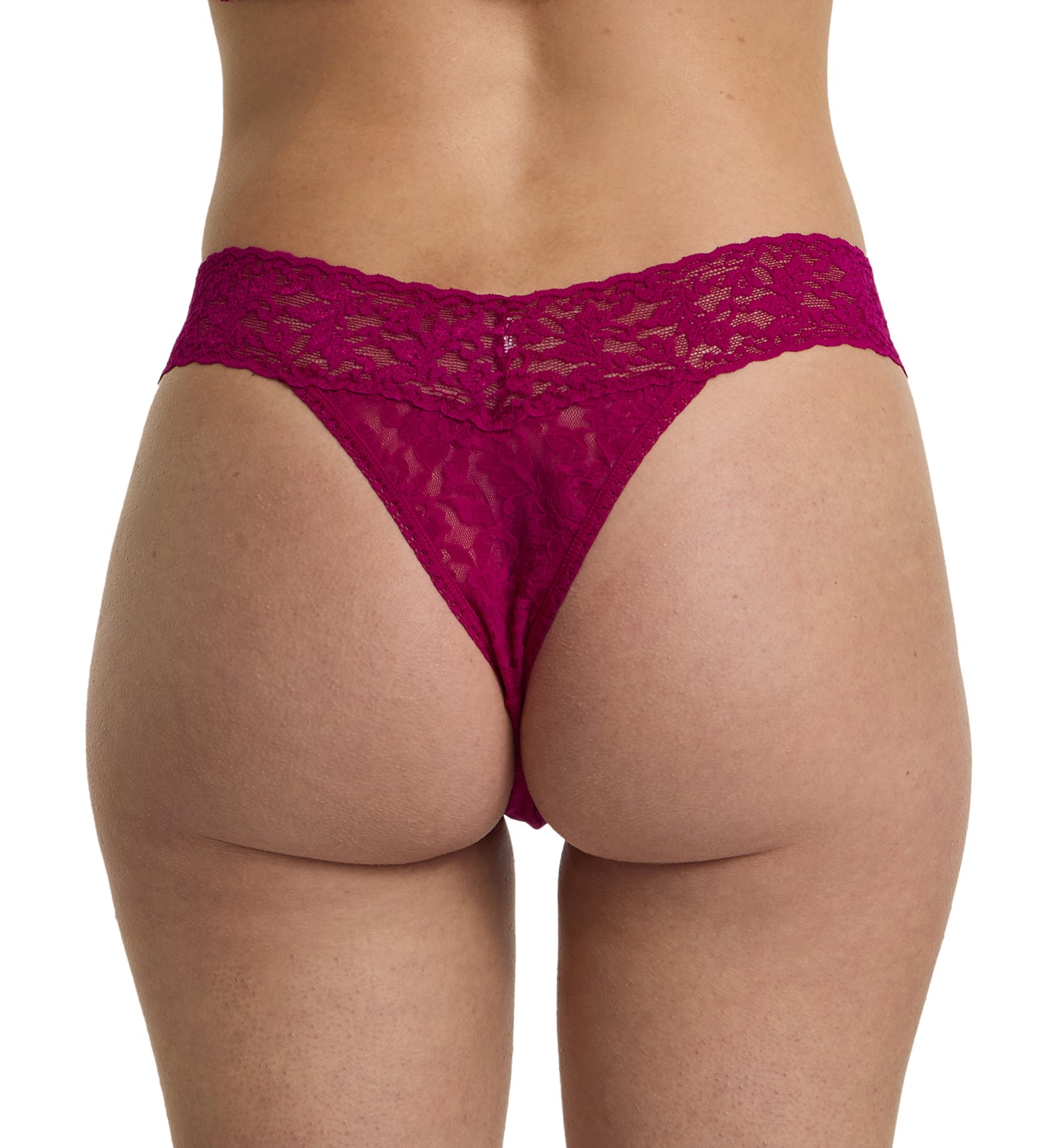 Hanky Panky Signature Lace Original Rise Thong (4811P),From The Vine - From The Vine,One Size