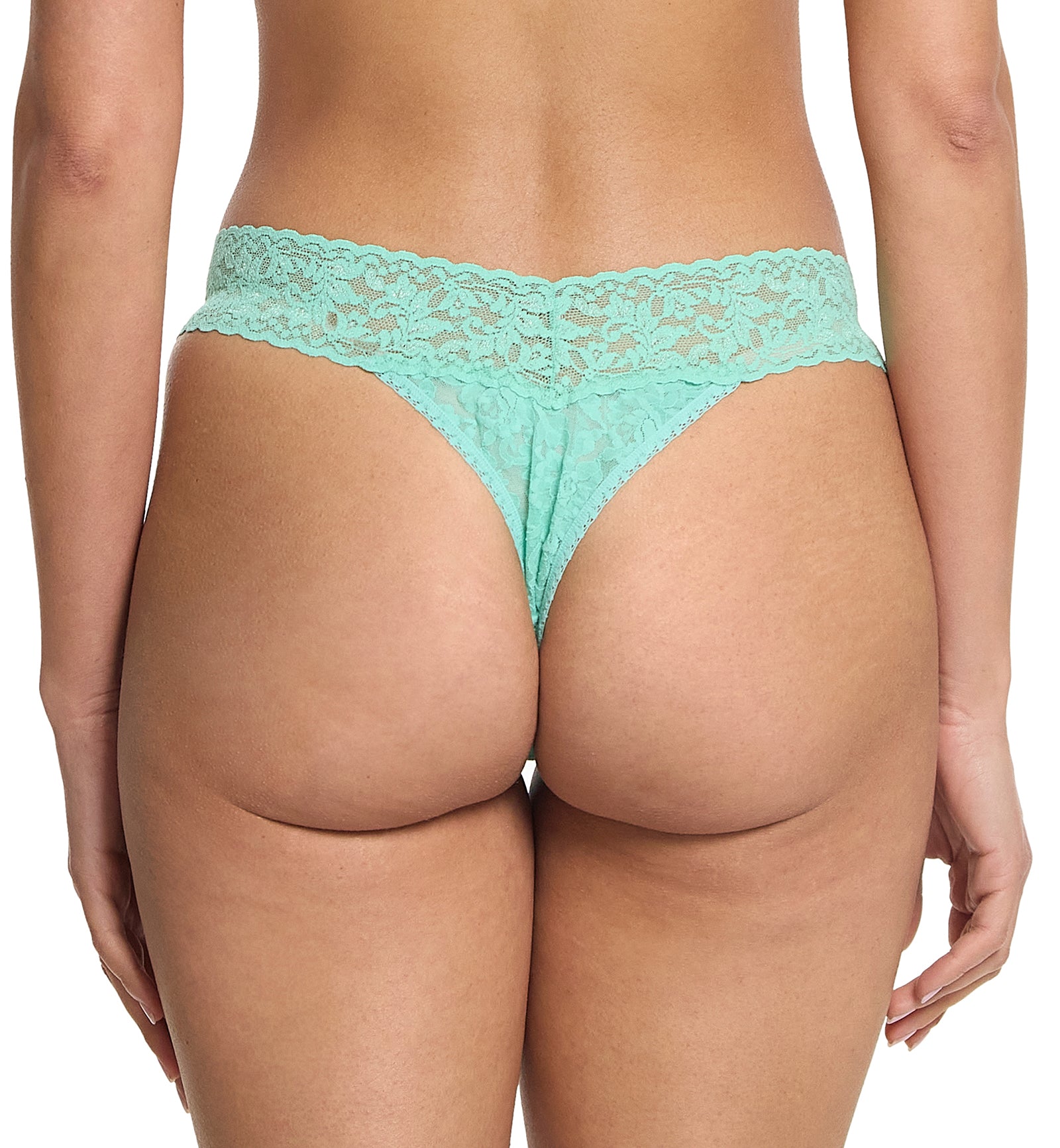 Hanky Panky Signature Lace Original Rise Thong (4811P),Tulum - Tulum,One Size