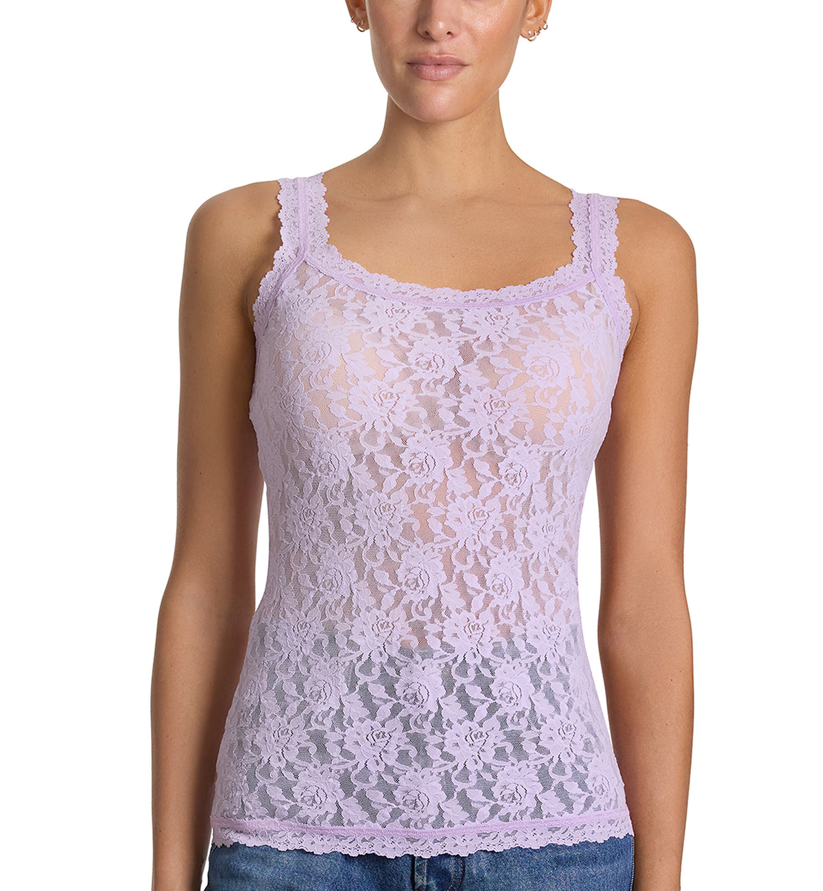 Hanky Panky Signature Lace Unlined Camisole (1390L),XS,Lavender Fields - Lavender Fields,XS