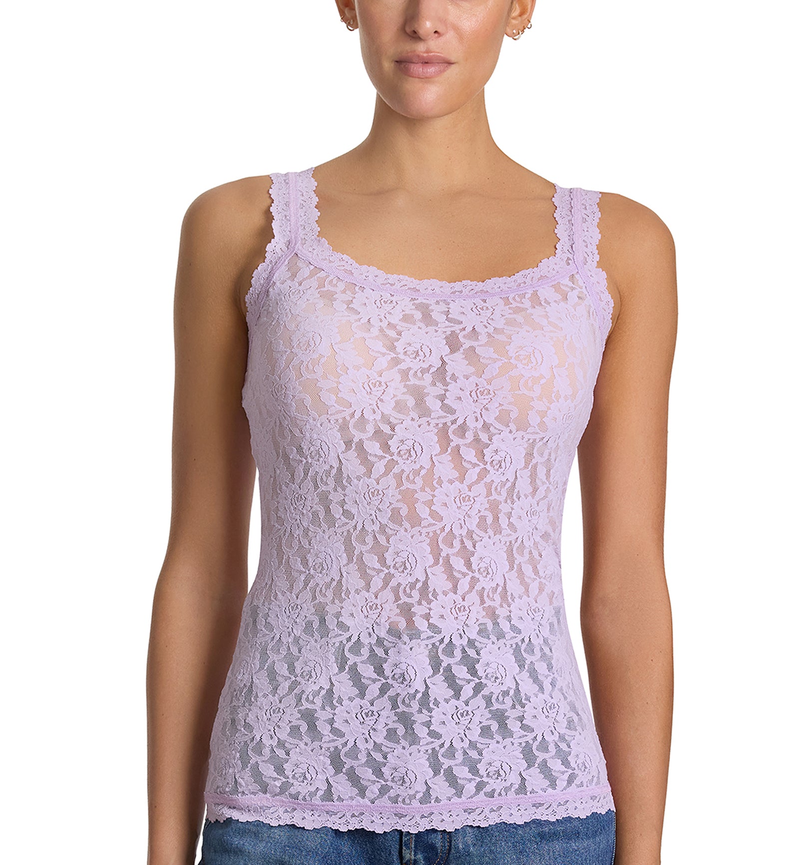 Hanky Panky Signature Lace Unlined Camisole (1390L),XS,Lavender Fields - Lavender Fields,XS