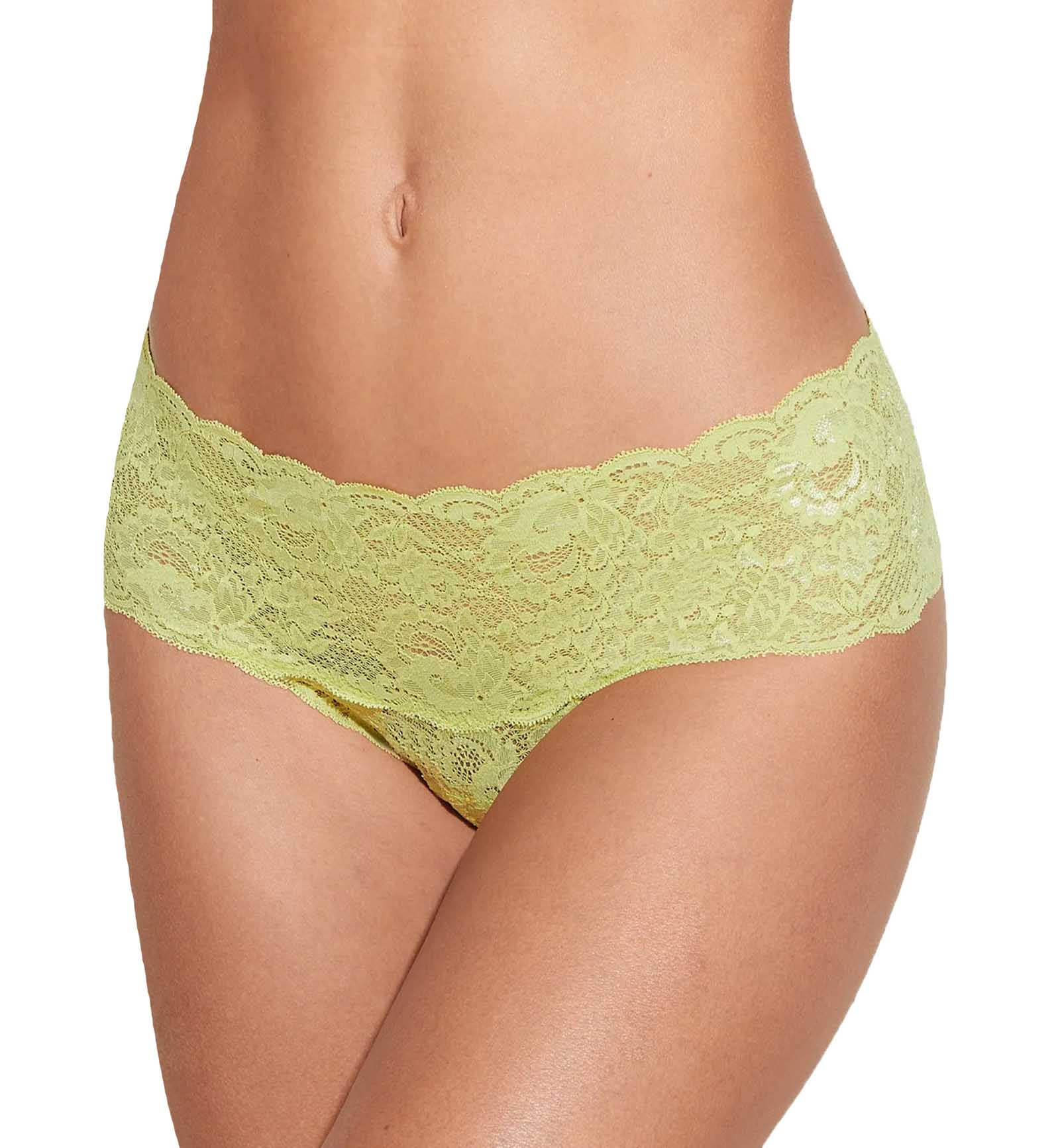 Cosabella Never Say Never Comfie Thong (NEVER0343),L/XL,Chakra Green - Chakra Green,L/XL
