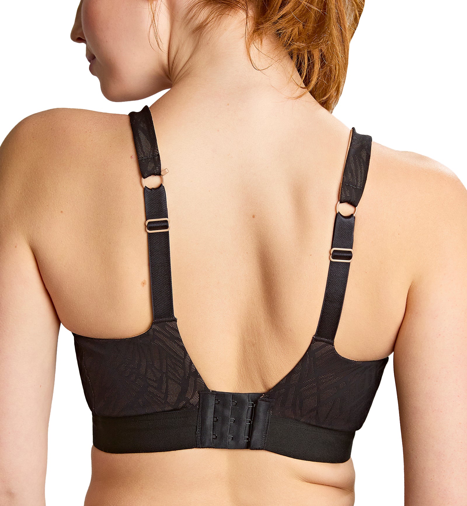 Panache Endurance Ultra Perform Non-padded Underwire Sports Bra (5022),28DD,Black/Latte - Black/Latte,28DD