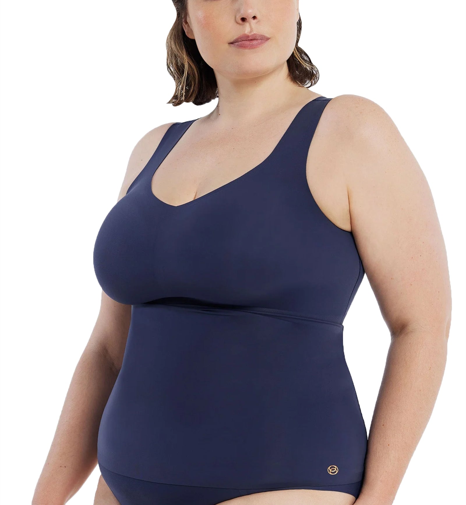 Evelyn & Bobbie Smoothing Cami (1829A),Small,Midnight Navy - Midnight Navy,Small