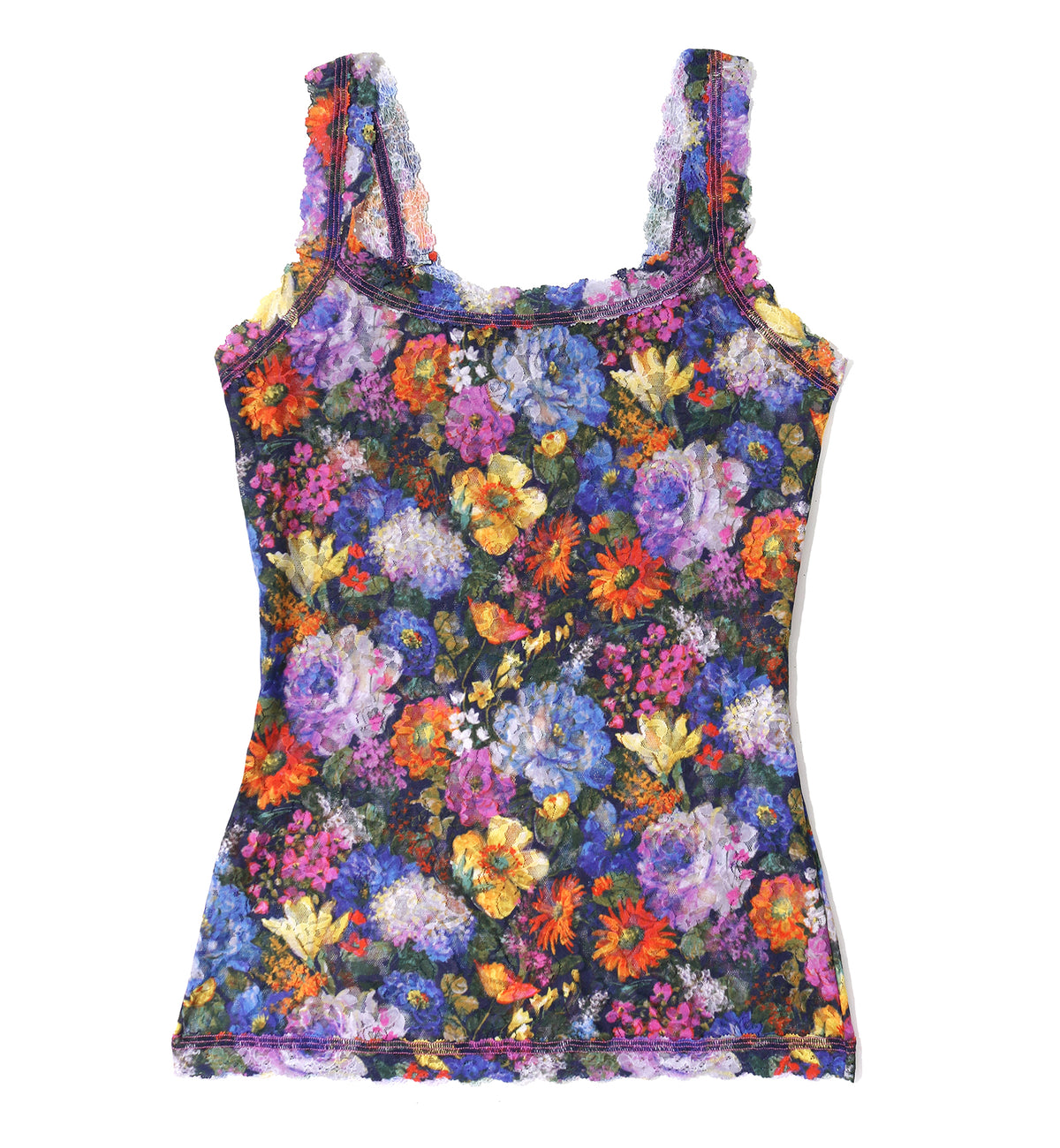 Hanky Panky Signature Lace Printed Unlined Camisole (PR1390L),XS,Impressionist - Impressionist,XS