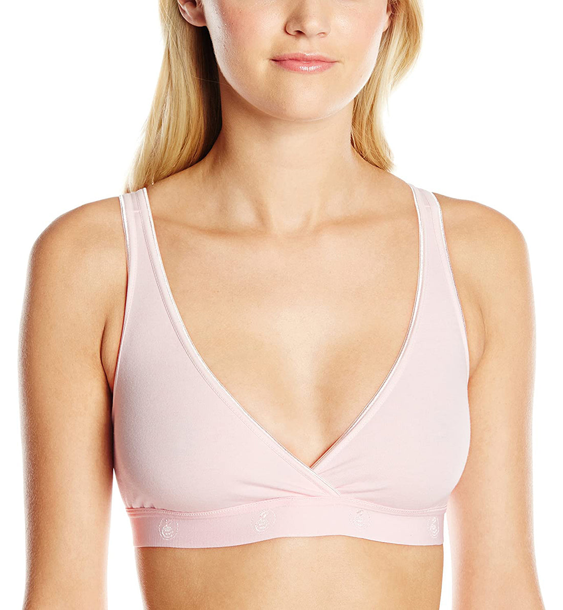 LLLI Cotton/Spandex Pull Over Sleep Bra (4150),Small,Pink - Pink,Small