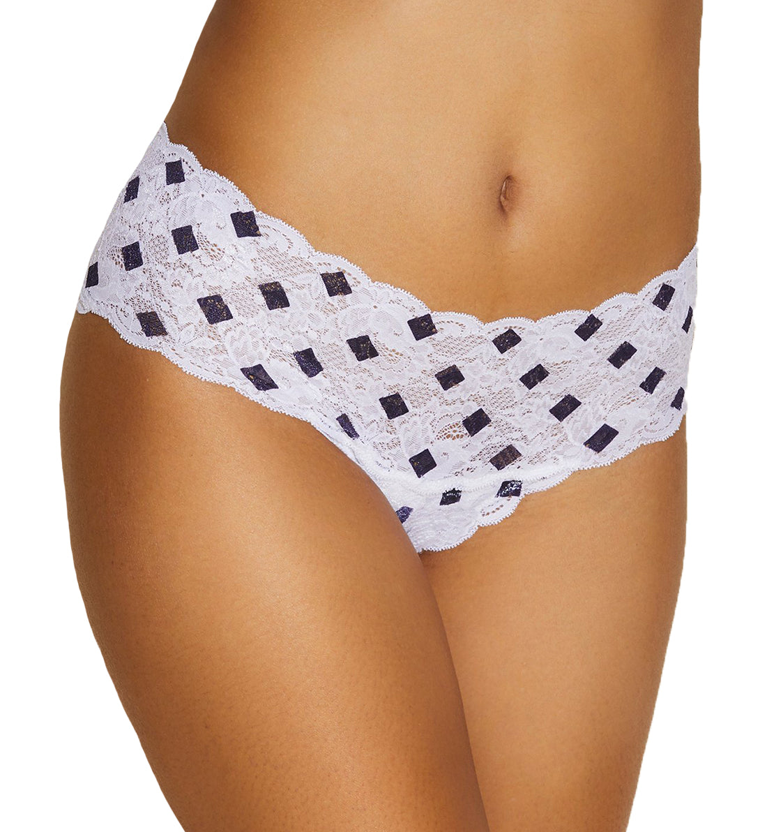 Cosabella Never Say Never Printed Hottie Lowrider Hotpant (NEVEP07ZL),M/L,Diamond Navy - Diamond Navy,M/L