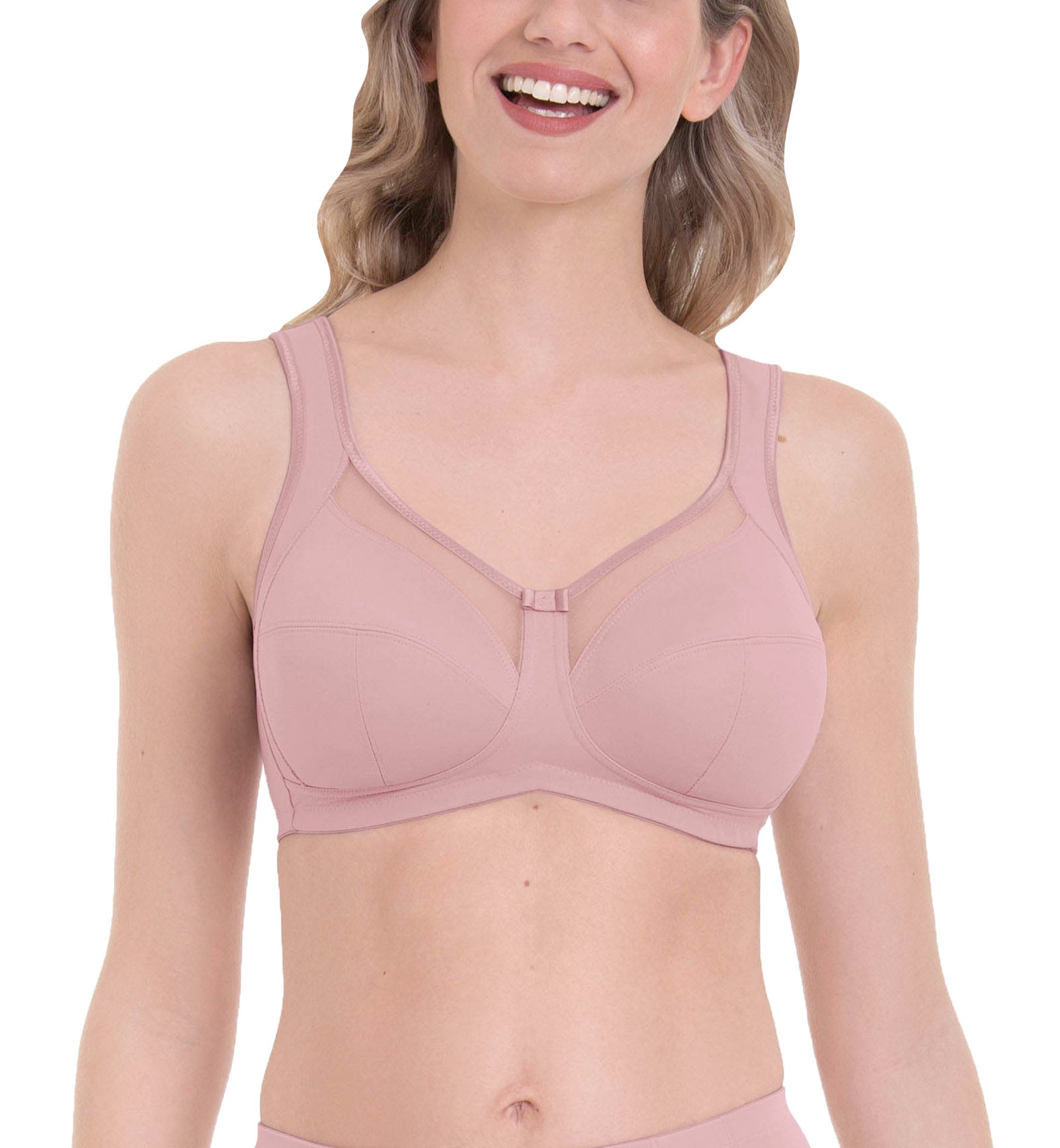Anita Clara Comfort Wireless Support Bra (5459),34D,Rosewood - Rosewood,34D