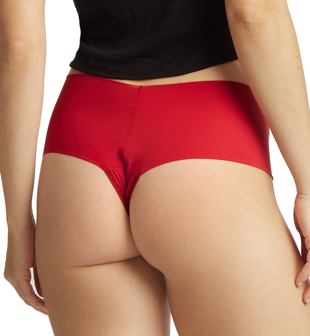 Hanky Panky BreatheSoft Hi-Rise Thong 3 PACK (6J1921B3PK),Small,Black/Bliss Pink/Cherryade - Black/Bliss Pink/Cherryade,Small