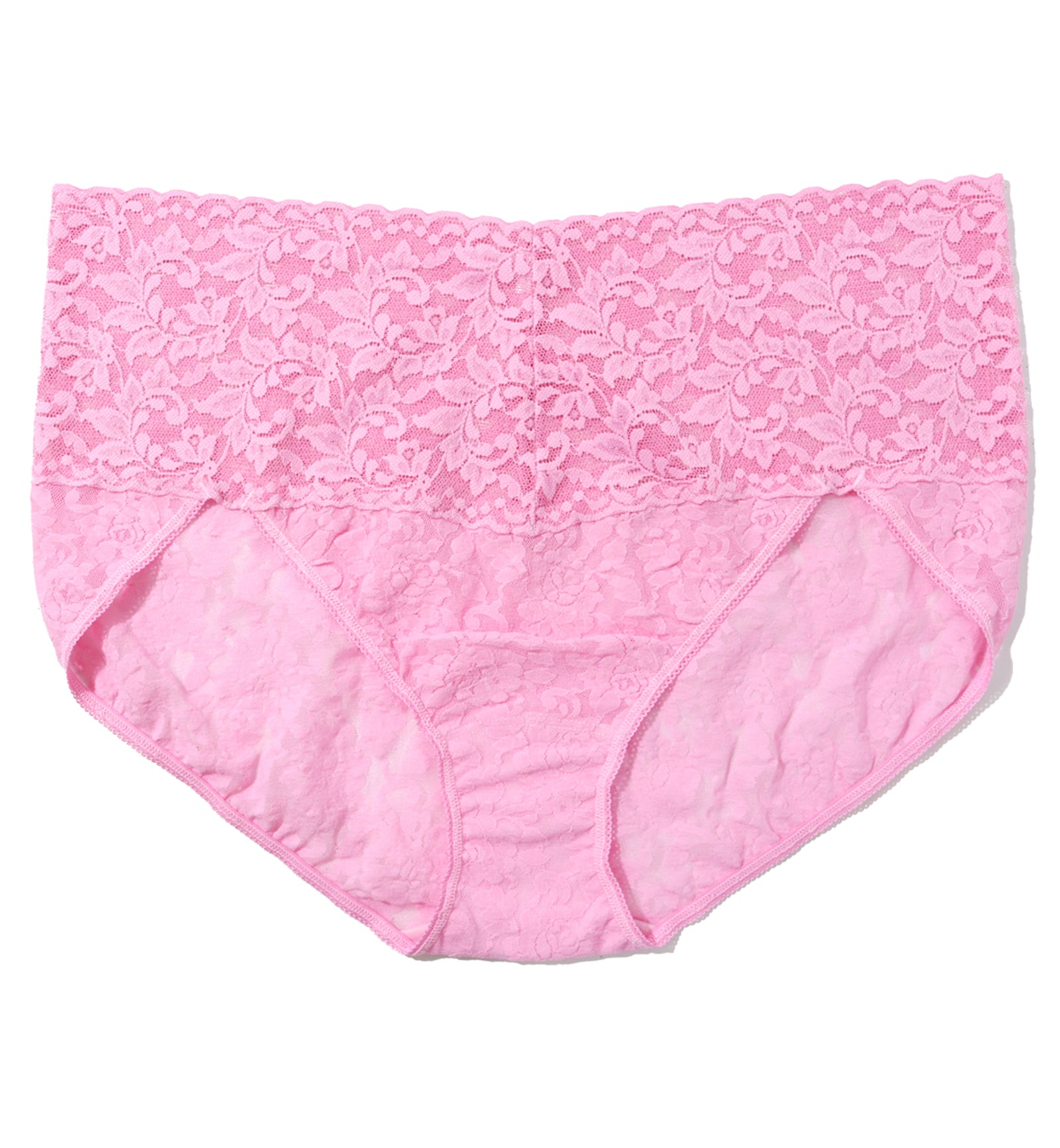 Hanky Panky Retro Lace V-kini PLUS (9K2124X),1X,Strawberry Lemonade - Strawberry Lemonade,1X