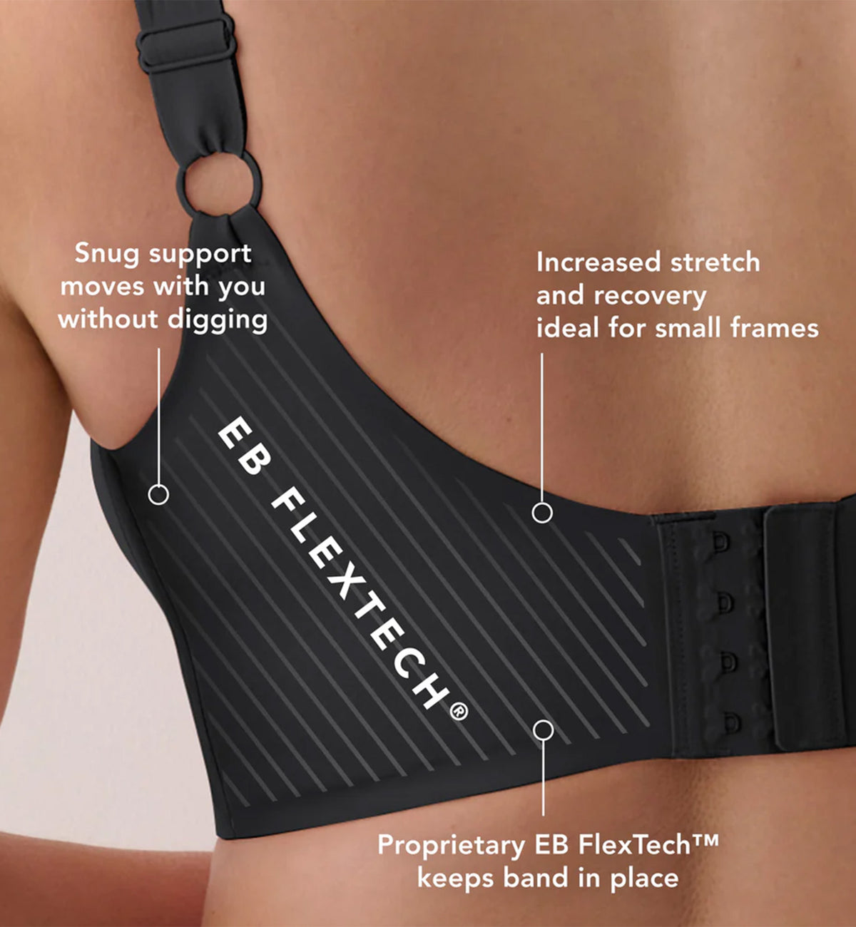 Evelyn & Bobbie BUSTY Bra (1891﻿),Small Plus,Black - Black,Small Plus