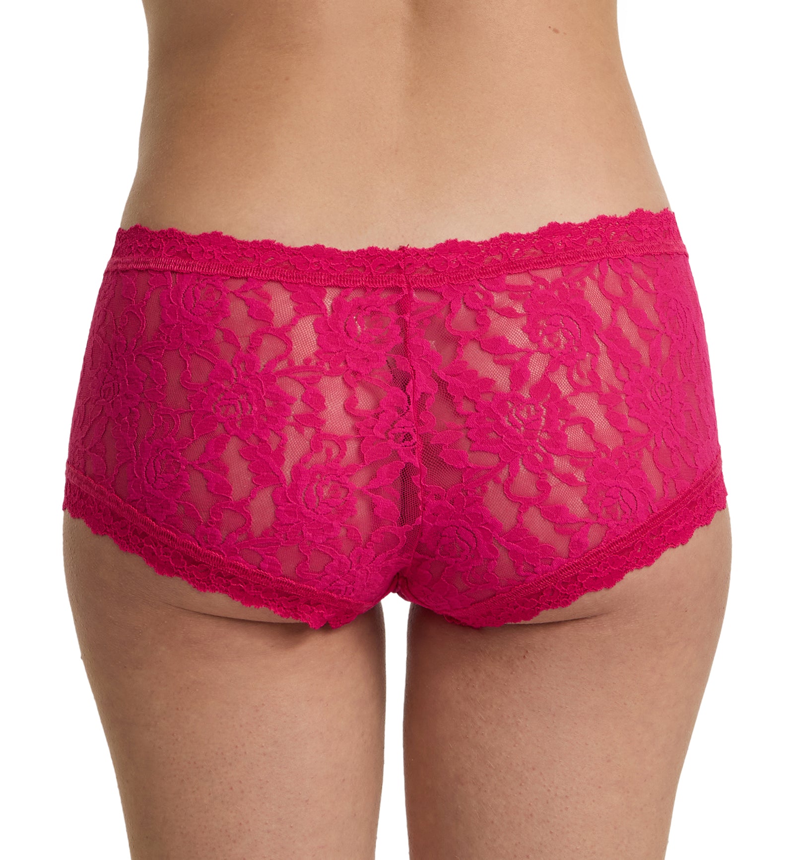 Hanky Panky Signature Lace Boyshort (4812P),XS,Sealed With A Kiss - Sealed With A Kiss,XS