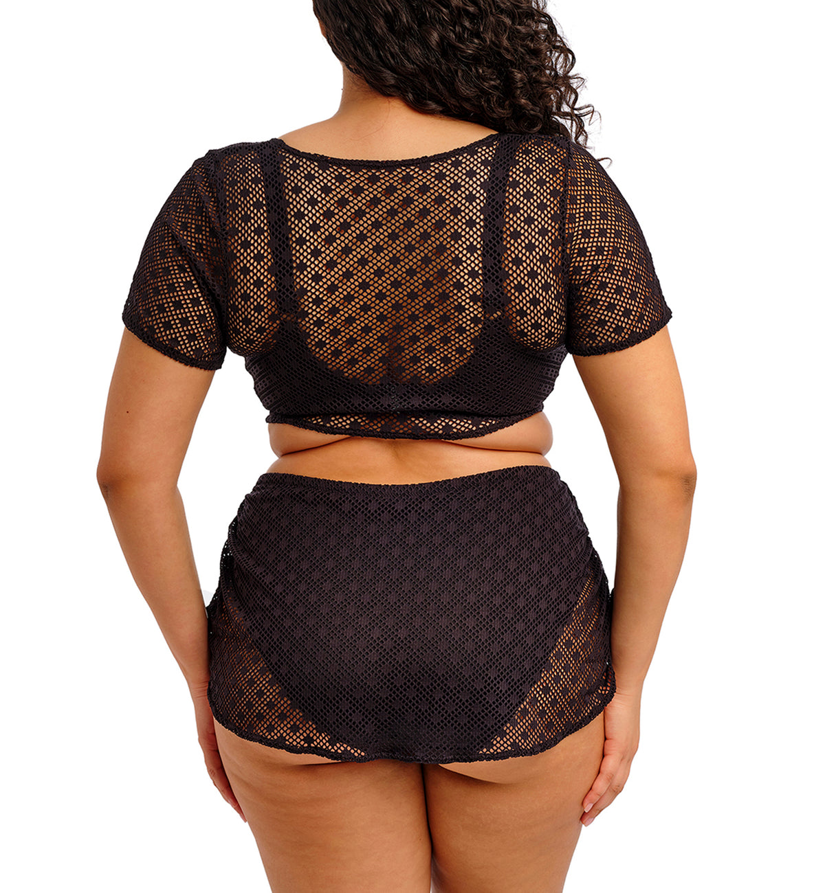 Elomi Bazaruto Adjustable Skirted Swim Brief (ES800683),UK 14,Black - Black,UK 14