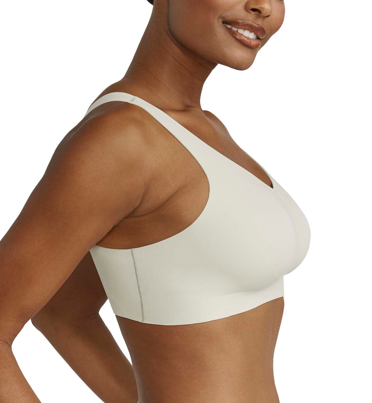 Evelyn & Bobbie DEFY V-Neck Bralette w/ Removable Pads (1833),Small,Aloe - Aloe,Small
