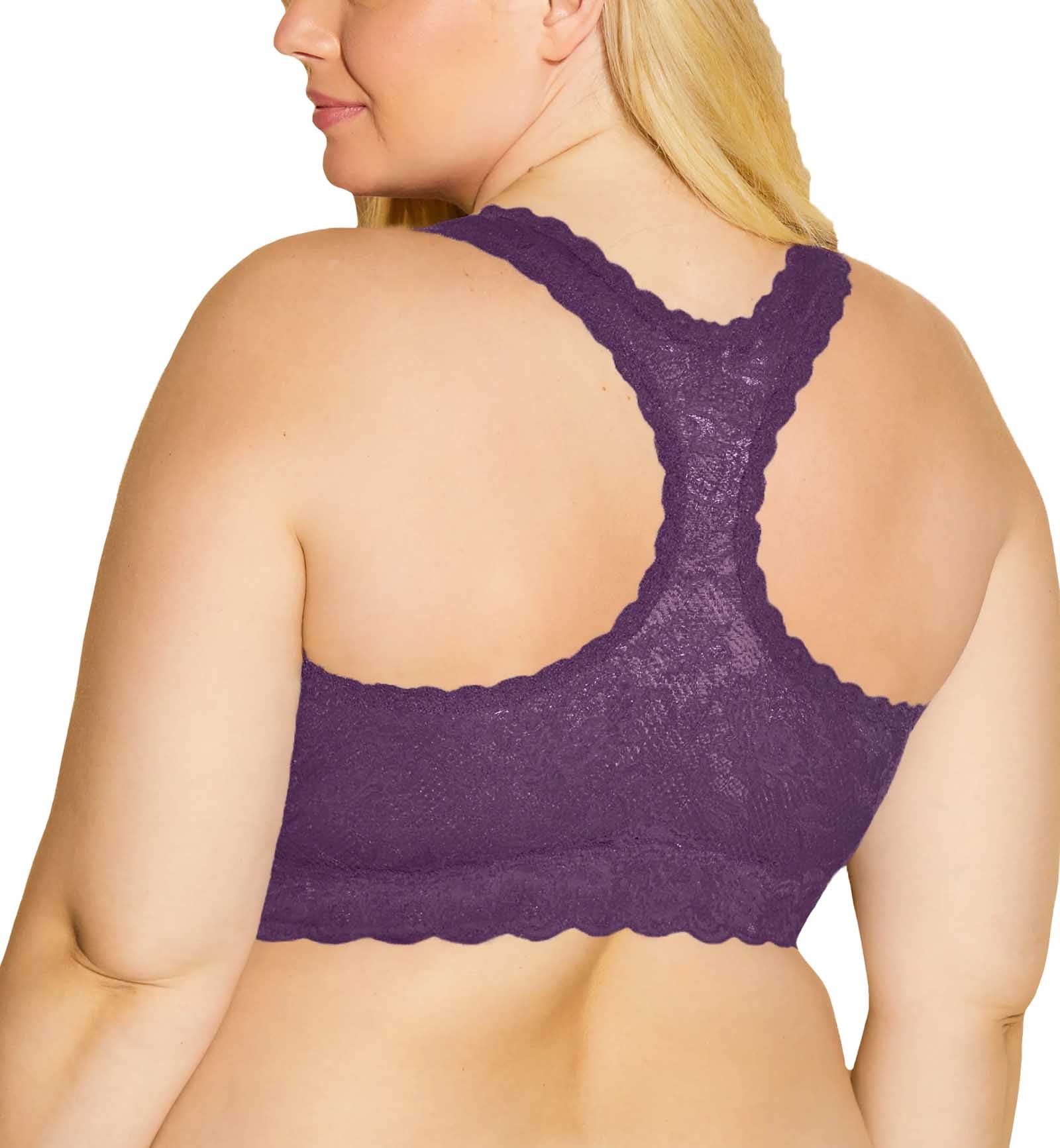 Cosabella NSN ULTRA CURVY Racie Racerback Bralette (NEVER1353),XS,Zaadi Purple - Zaadi Purple,XS