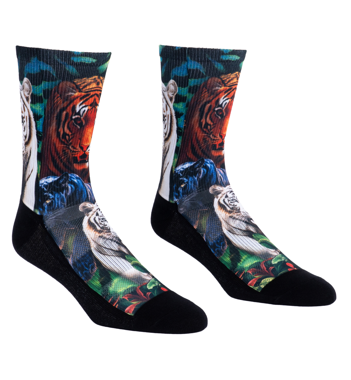 SOCK it to me Athletic Printed Performance Crew Socks (AP0008),Eye of the Tiger - Eye of the Tiger,One Size