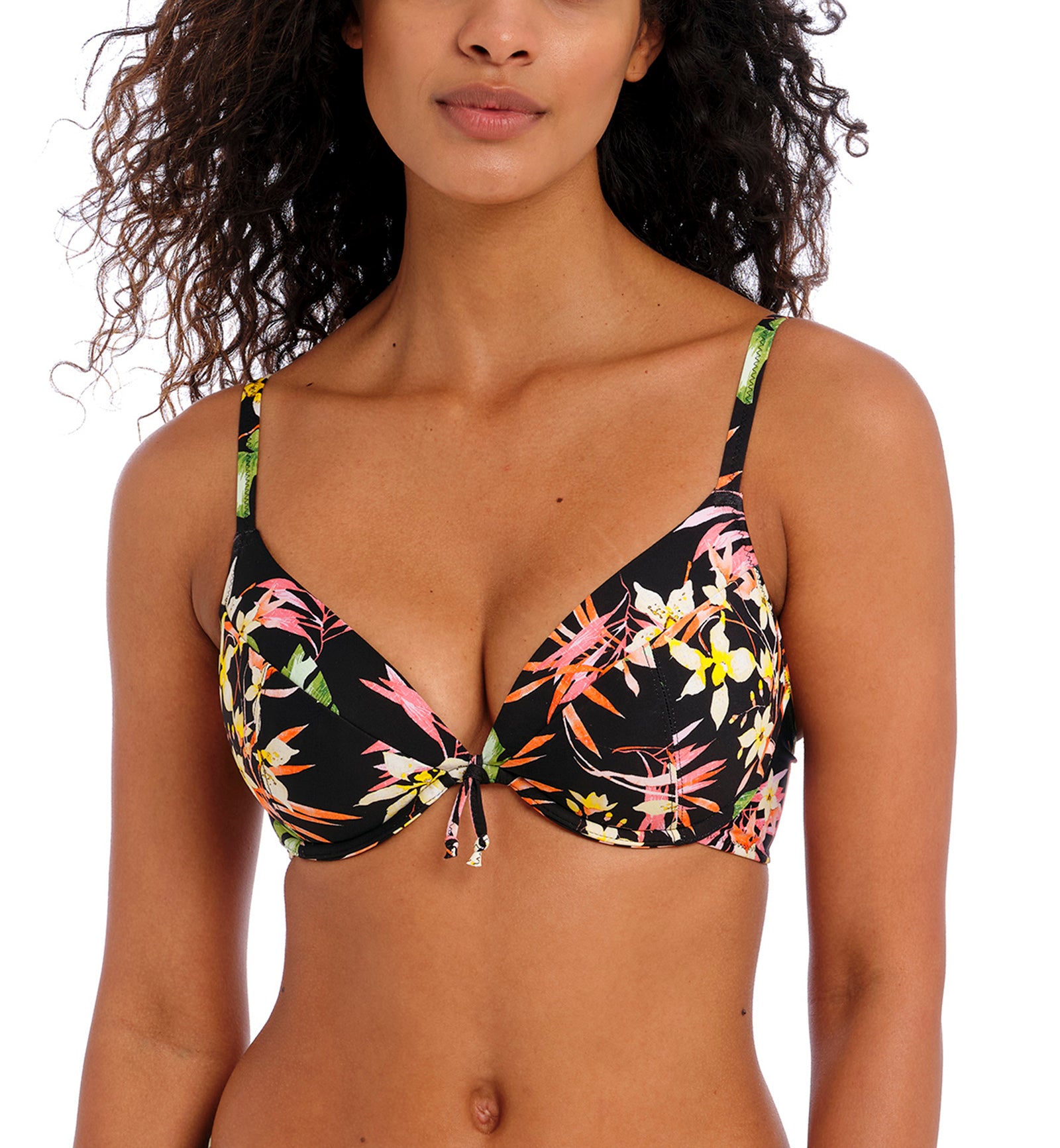 Freya Savanna Sunset Underwire Super Plunge Bikini Top (204127),30F,Multi - Multi,30F