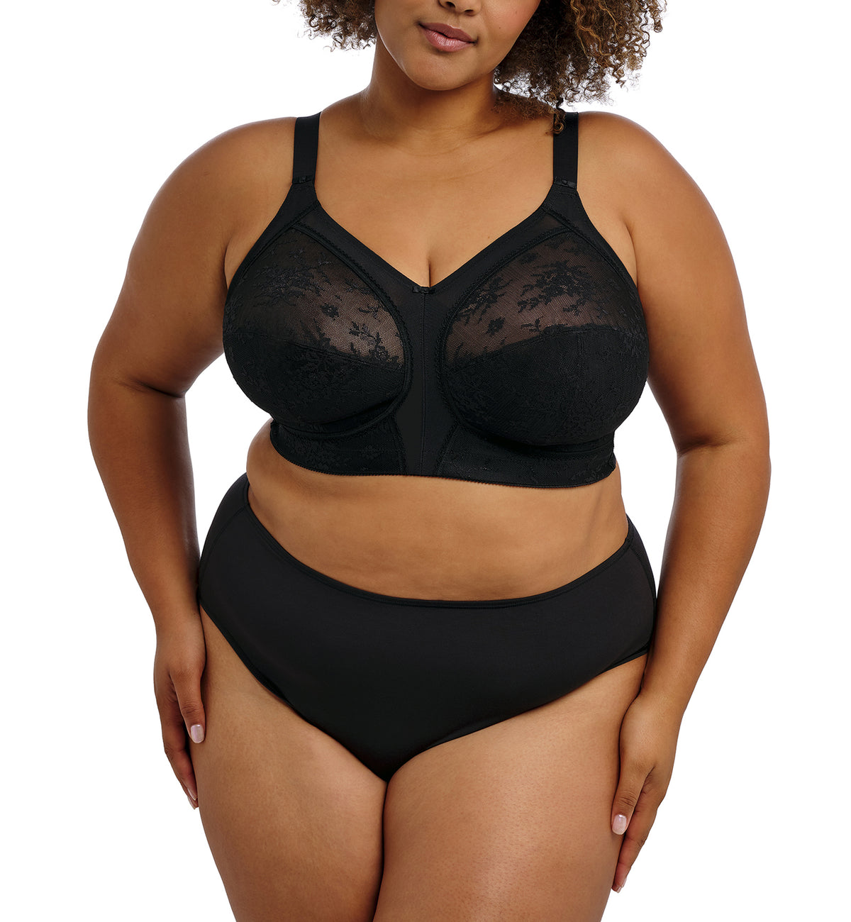 Goddess Verity Full Cup Non Wire Bra (700218),34I,Black - Black,34I