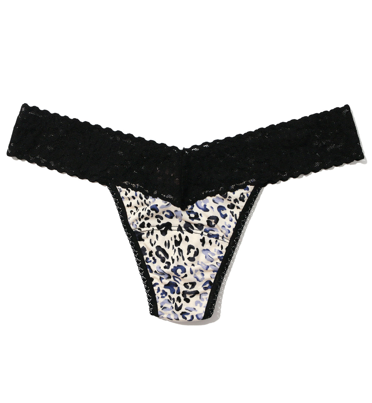 Hanky Panky Printed DreamEase Low Rise Thong (PR681004),Spotted - Spotted,One Size