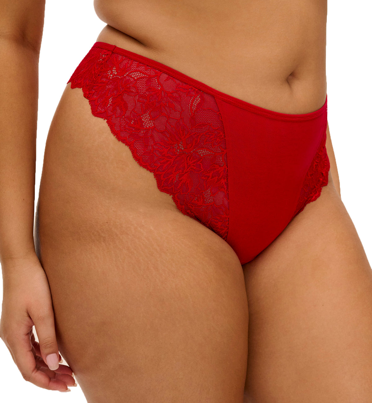 Elomi Brianna Thong (8087),Small,Haute Red - Haute Red,Small