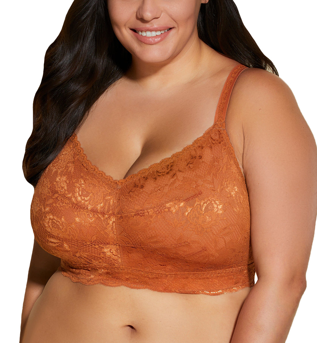 Cosabella NSN ULTRA CURVY Sweetie Bralette (NEVER1321),XS,Dark Copper - Dark Copper,XS