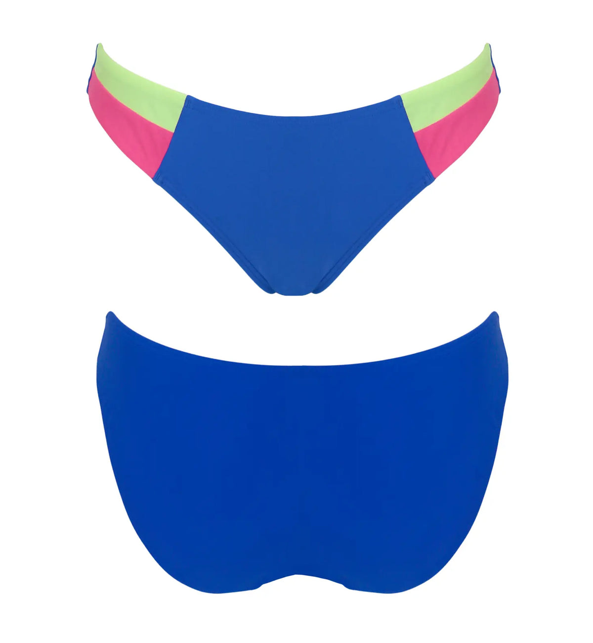 Pour Moi Palm Springs Color Block Tab Swim Brief (25613R),XS,Ultra/Pink/Citrus - Ultramarine/Pink/Citrus,XS