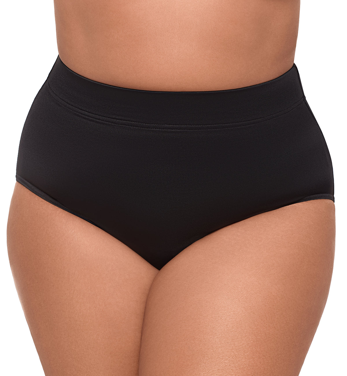 Miraclesuit Plus Size Swim Pant (6518801W),16,Black - Black,16W
